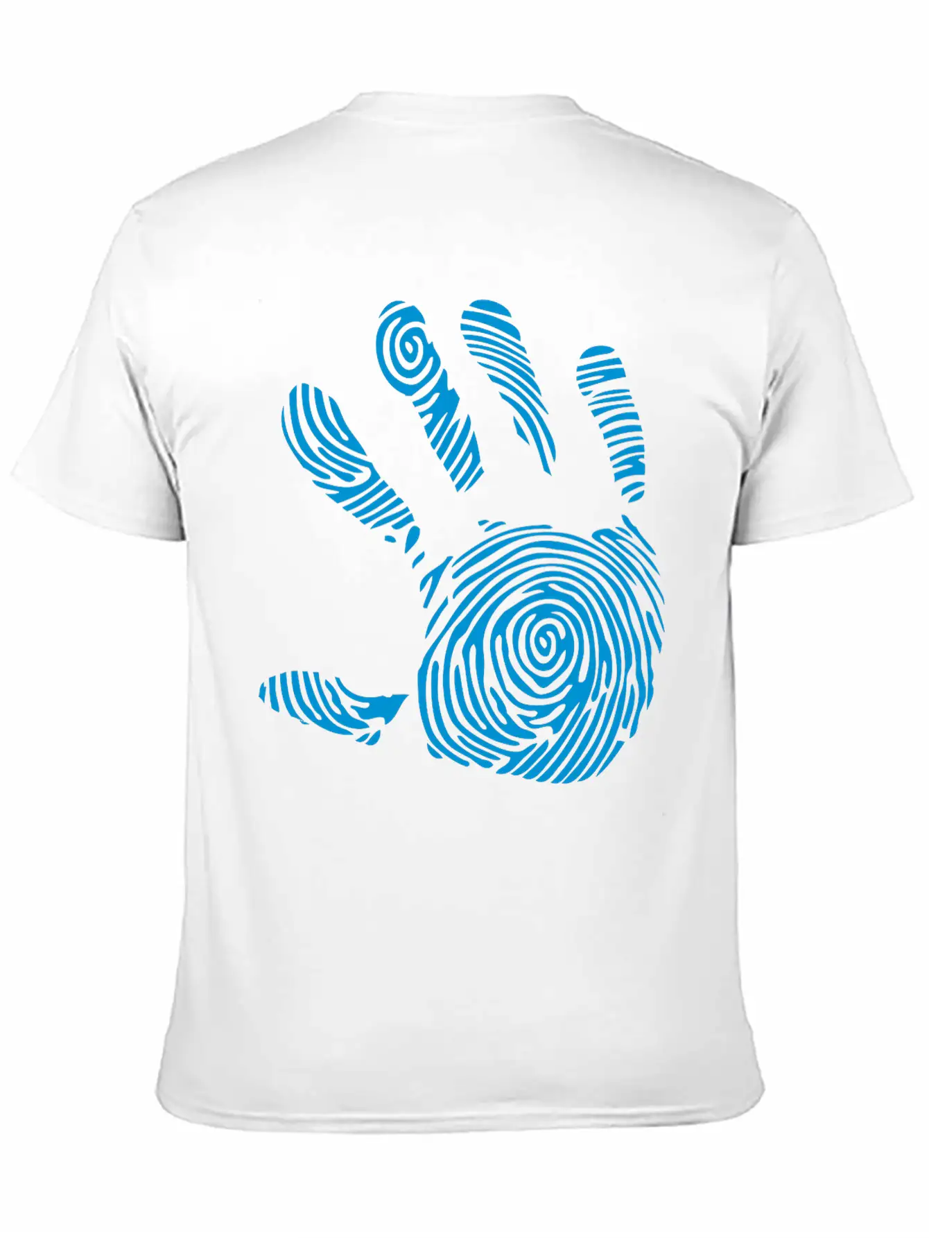 Digital Footprint In 1010 Hand Unisex Casual T-Shirt – Clean Design For Daily Comfort