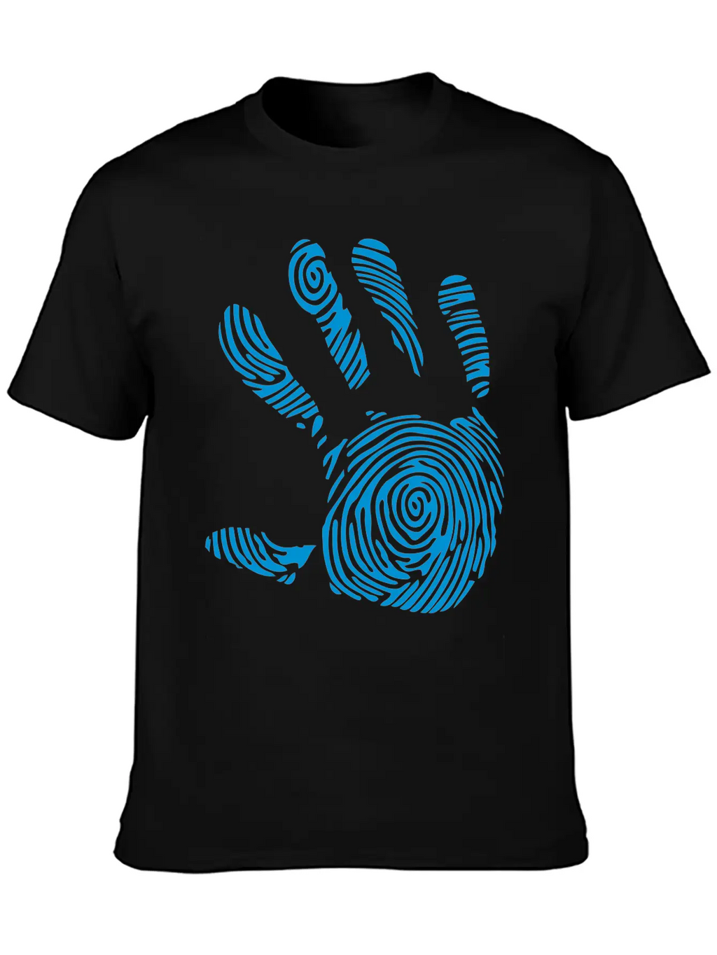 Digital Footprint In 1010 Hand Unisex Casual T-Shirt – Clean Design For Daily Comfort