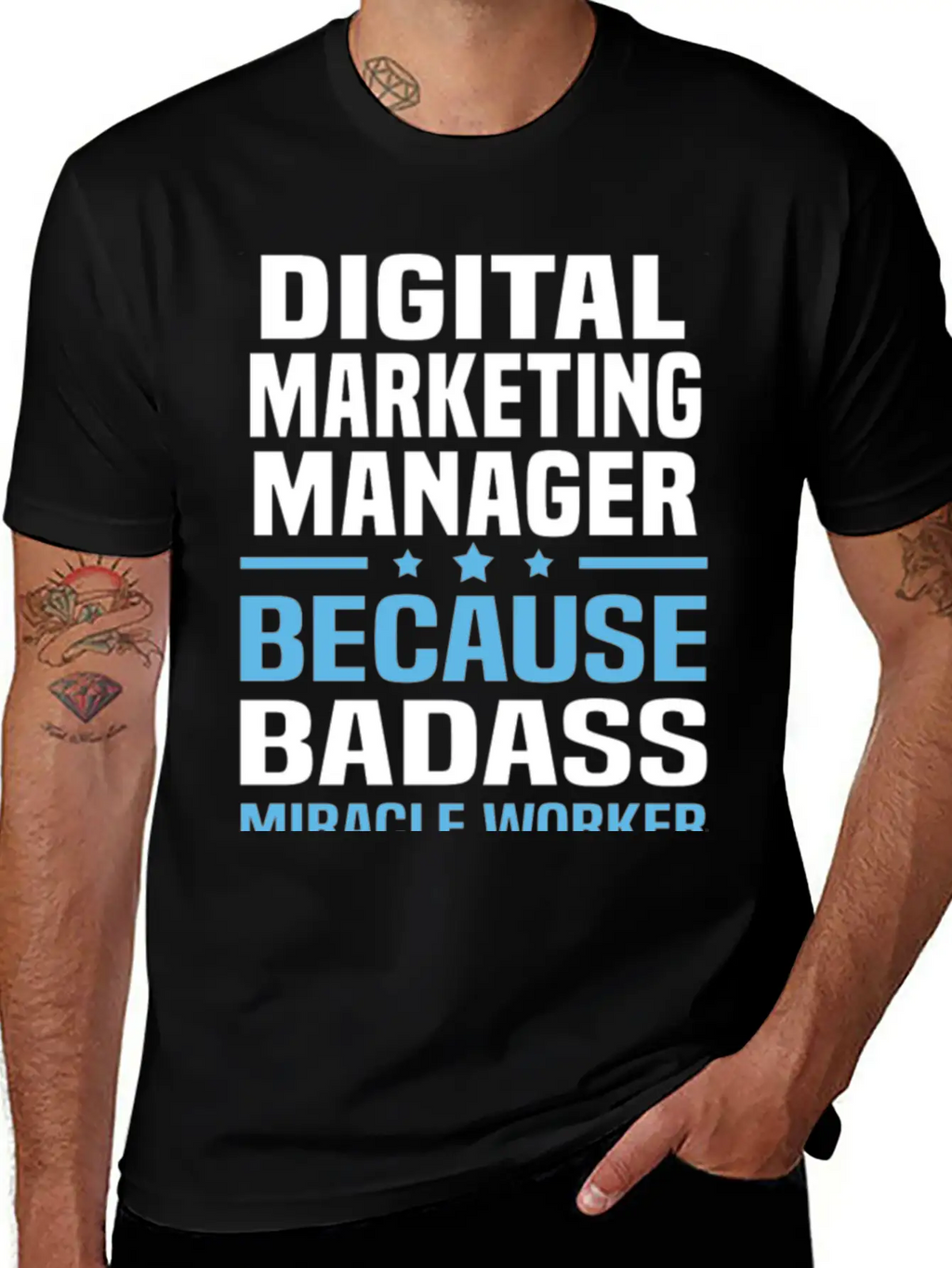 Digital Marketing Manager Tshirt Unisex Casual T-Shirt – Clean Design For Daily Comfort