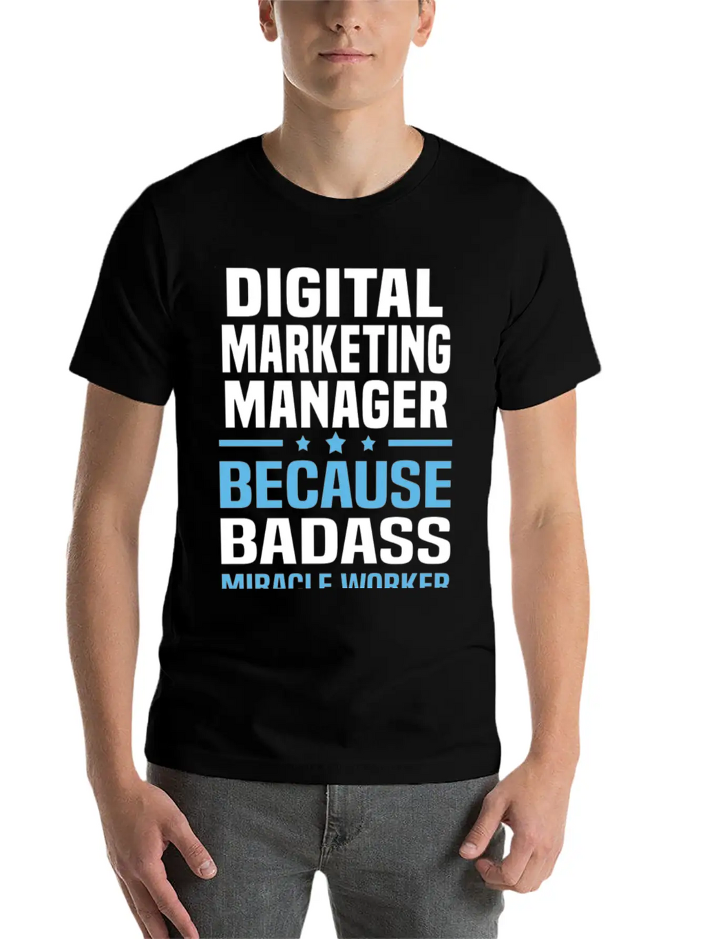Digital Marketing Manager Tshirt Unisex Casual T-Shirt – Clean Design For Daily Comfort