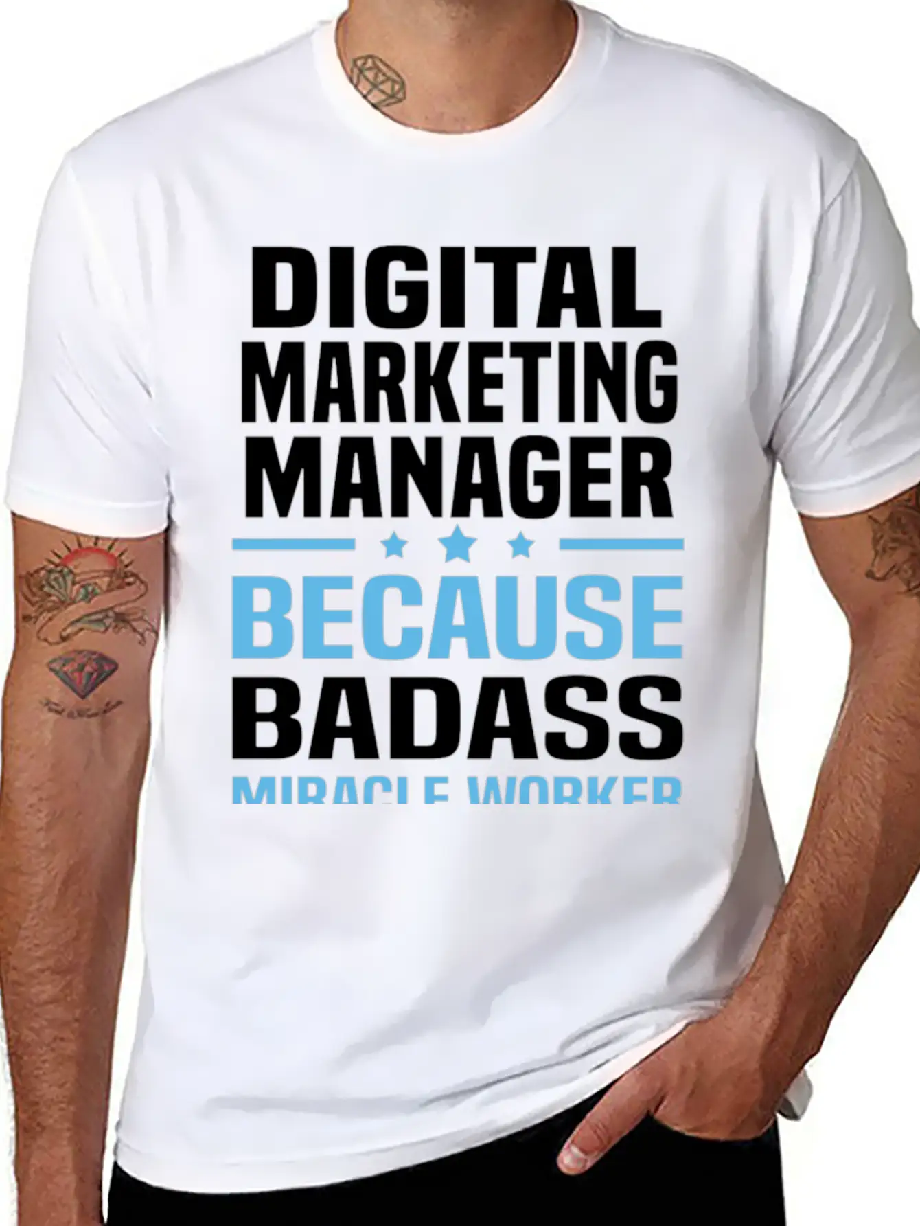 Digital Marketing Manager Tshirt Unisex Casual T-Shirt – Clean Design For Daily Comfort