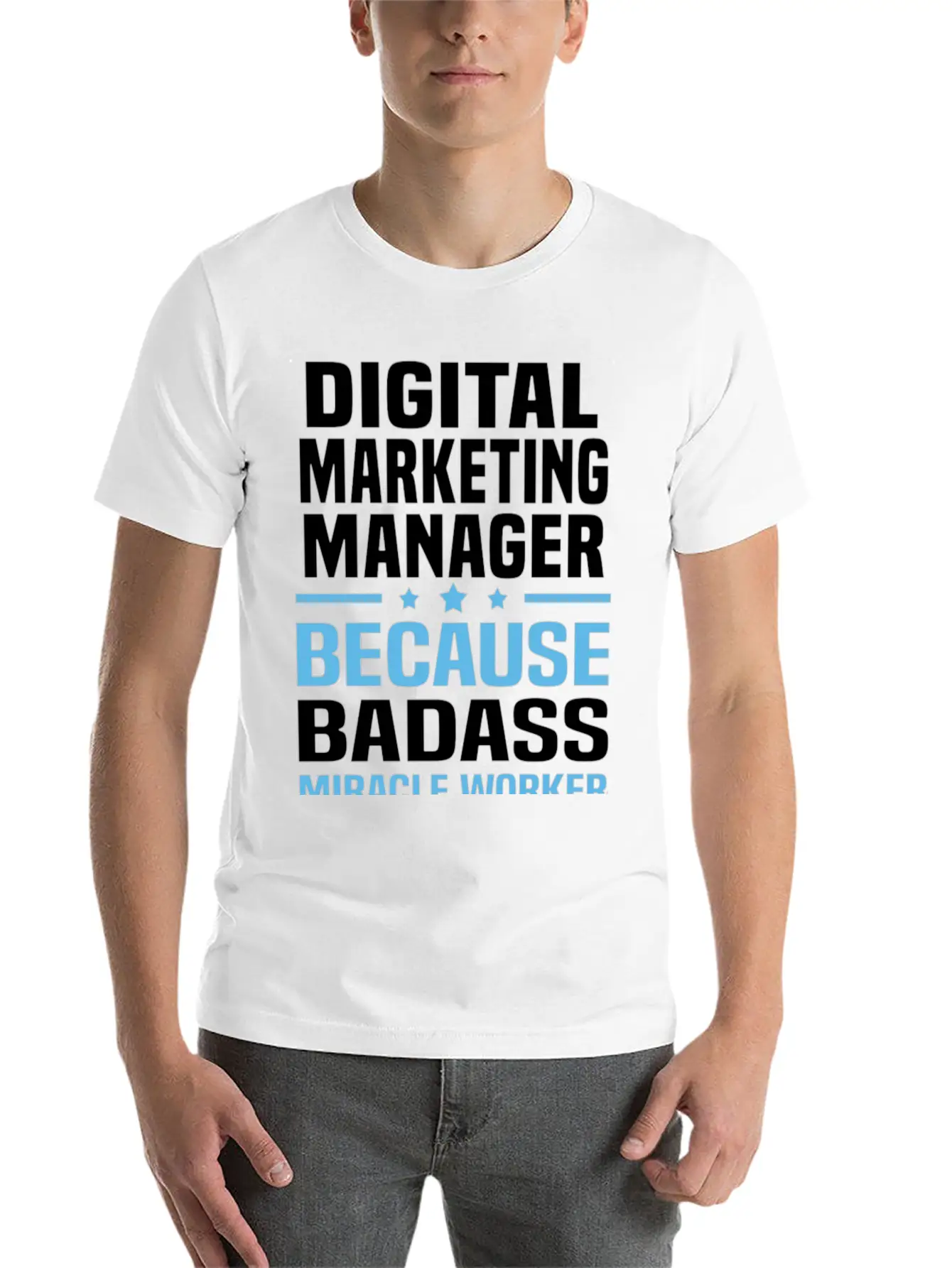 Digital Marketing Manager Tshirt Unisex Casual T-Shirt – Clean Design For Daily Comfort