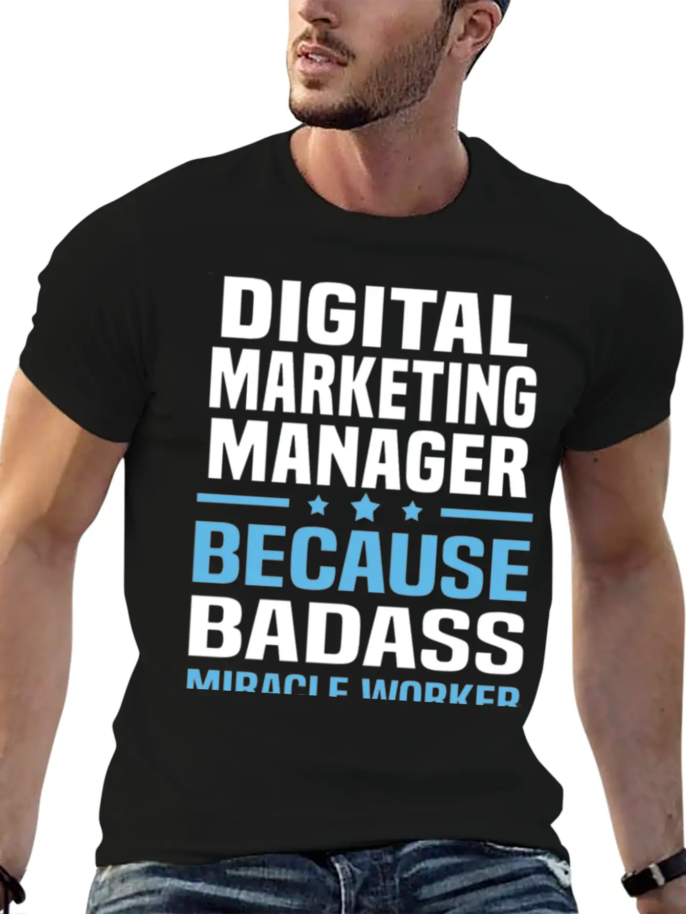 Digital Marketing Manager Tshirt Unisex Casual T-Shirt – Clean Design For Daily Comfort