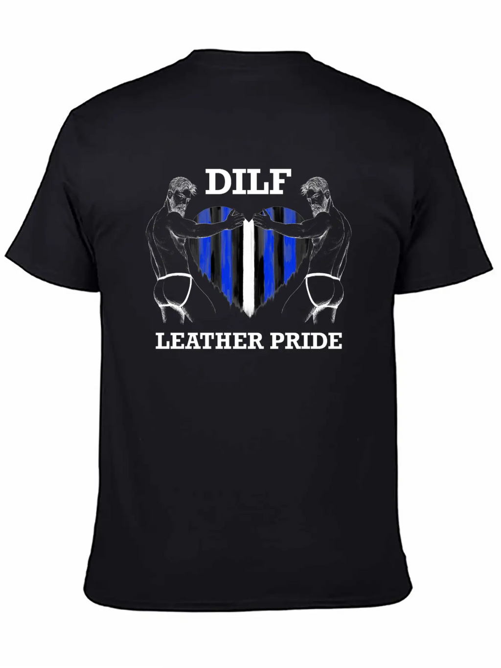 Dilf Leather Pride Black Unisex Casual T-Shirt – Clean Design For Daily Comfort