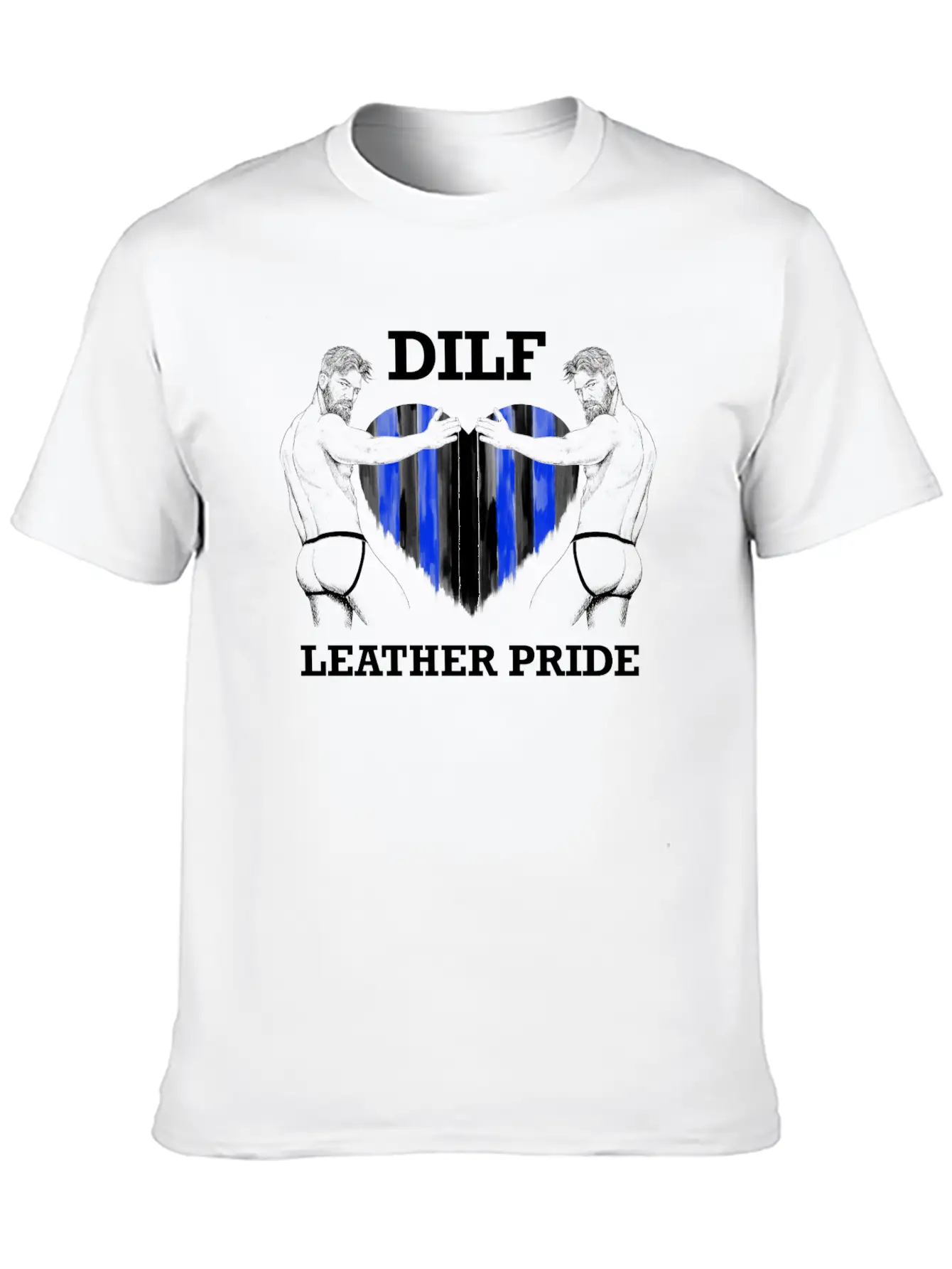 Dilf Leather Pride Black Unisex Casual T-Shirt – Clean Design For Daily Comfort
