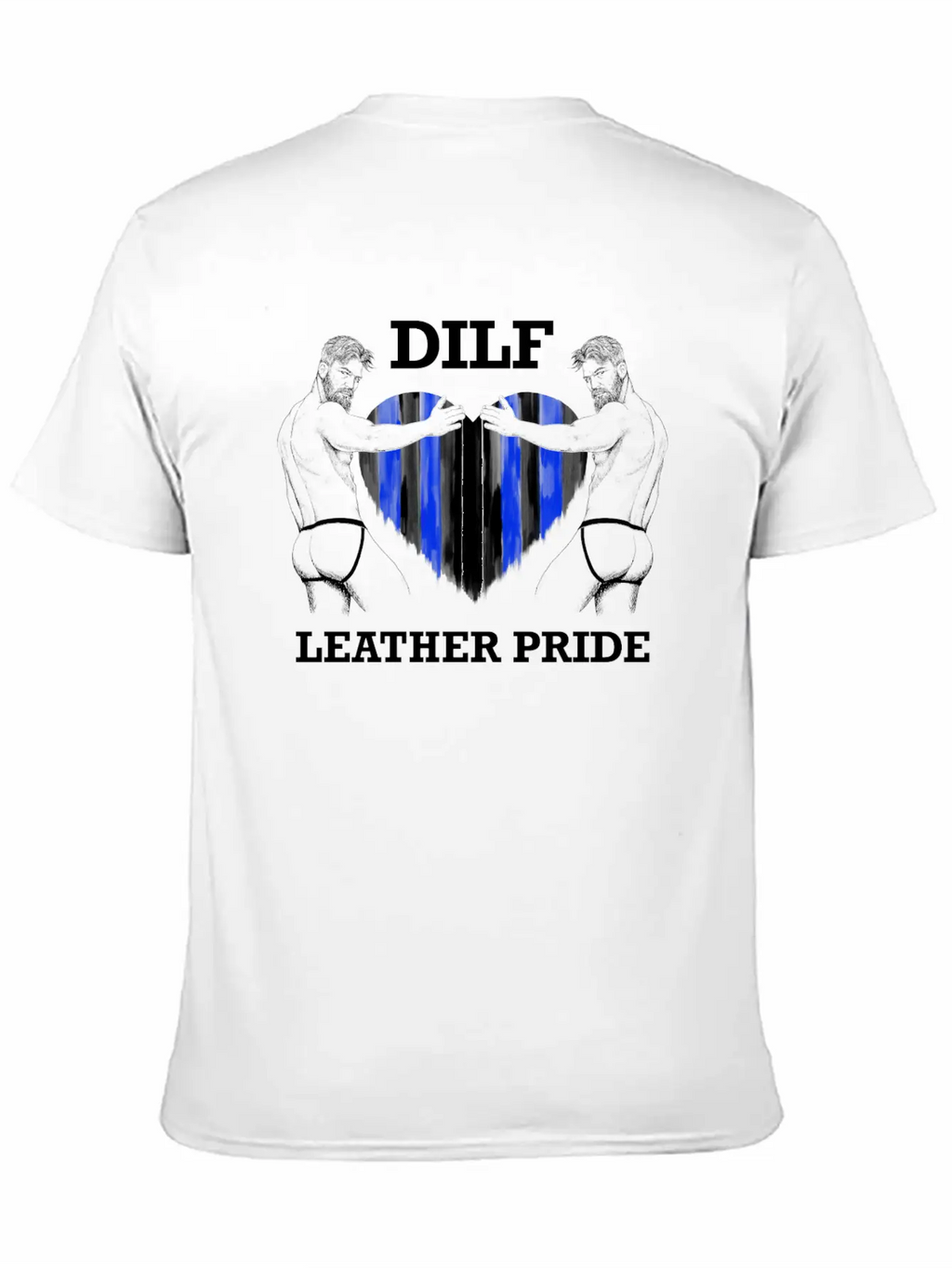 Dilf Leather Pride Black Unisex Casual T-Shirt – Clean Design For Daily Comfort