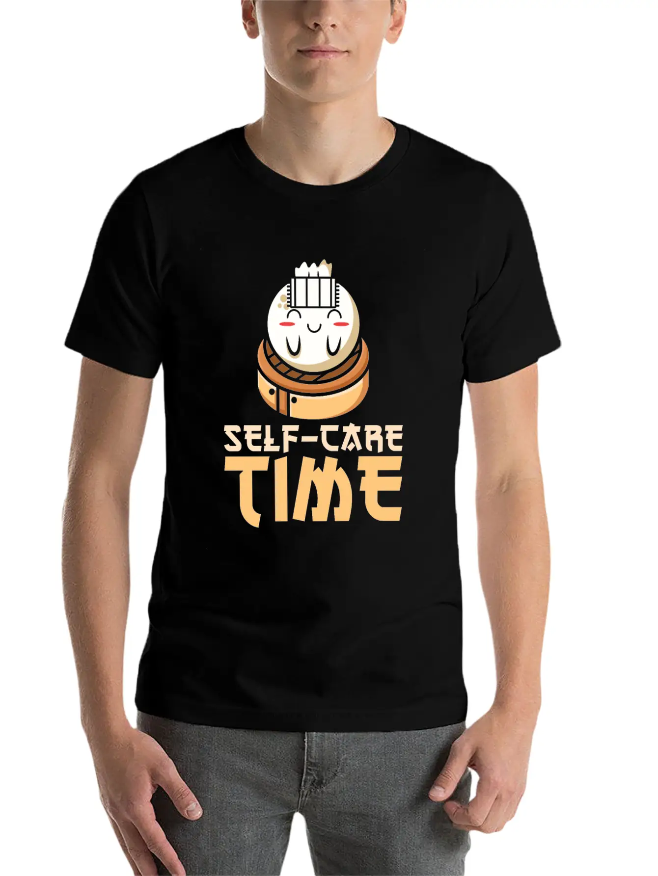 Dim Sums Asian Food Self-care Relaxing Time Unisex Casual T-Shirt – Clean Design For Daily Comfort