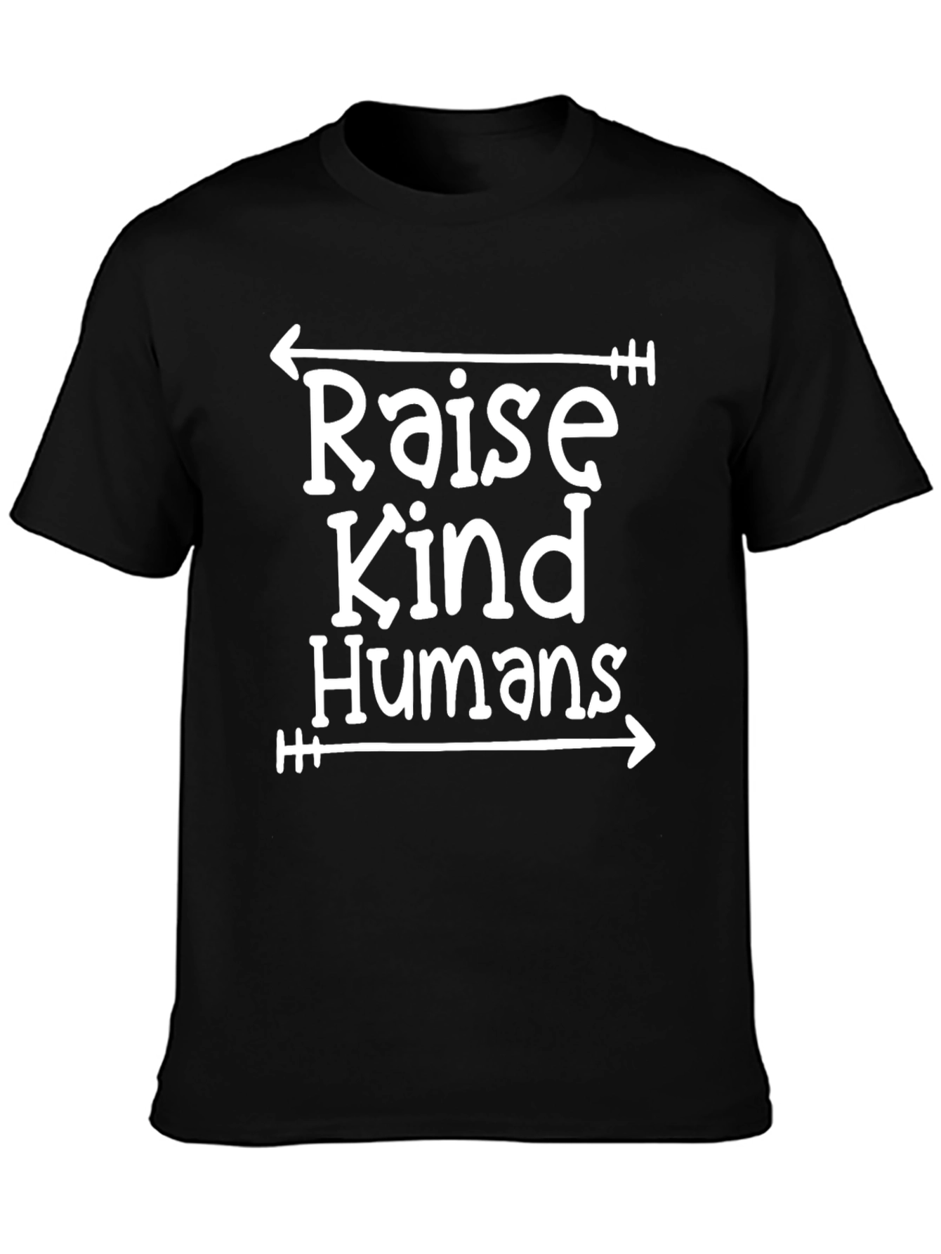 Raise Kind Humans T-Shirt - Trendy Graphic Tee