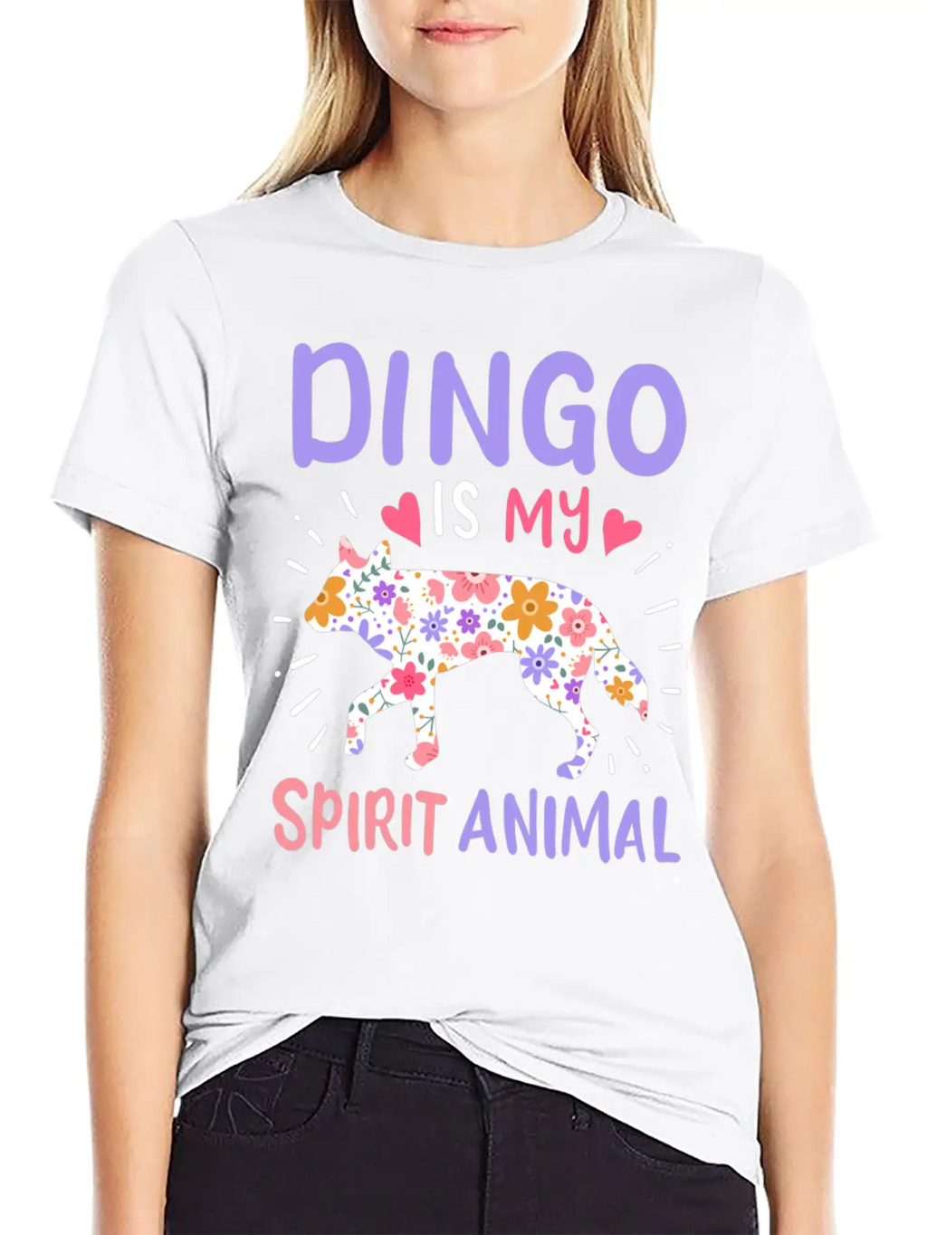 Dingo Spirit Animal Stylish Everyday T-Shirt – Unisex Basic Cotton Tee