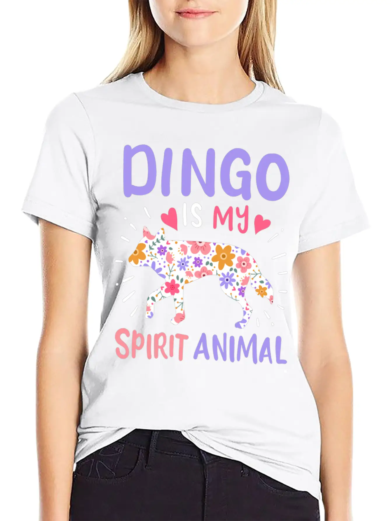 Dingo Spirit Animal Stylish Everyday T-Shirt – Unisex Basic Cotton Tee