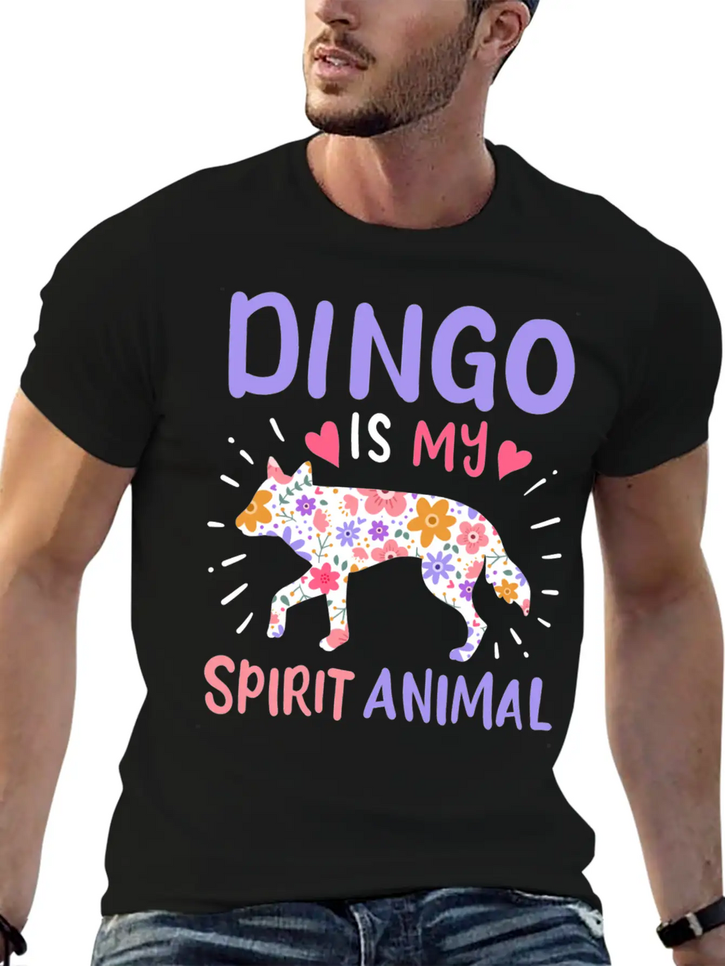 Dingo Spirit Animal Stylish Everyday T-Shirt – Unisex Basic Cotton Tee