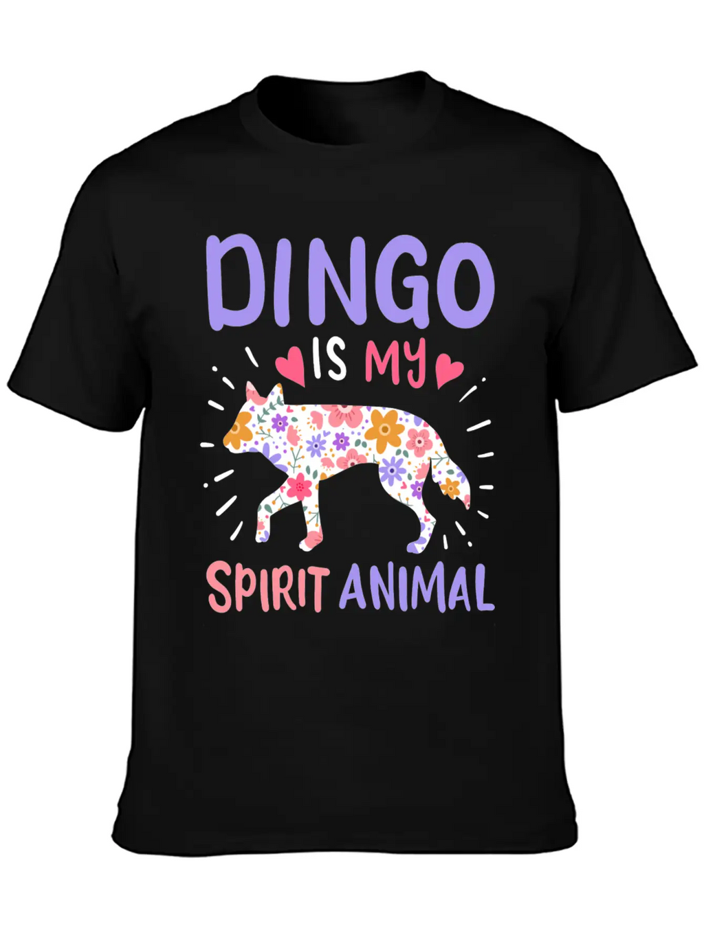 Dingo Spirit Animal Stylish Everyday T-Shirt – Unisex Basic Cotton Tee