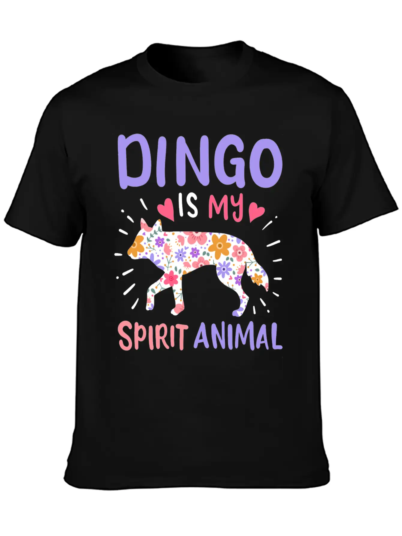 Dingo Spirit Animal Stylish Everyday T-Shirt – Unisex Basic Cotton Tee