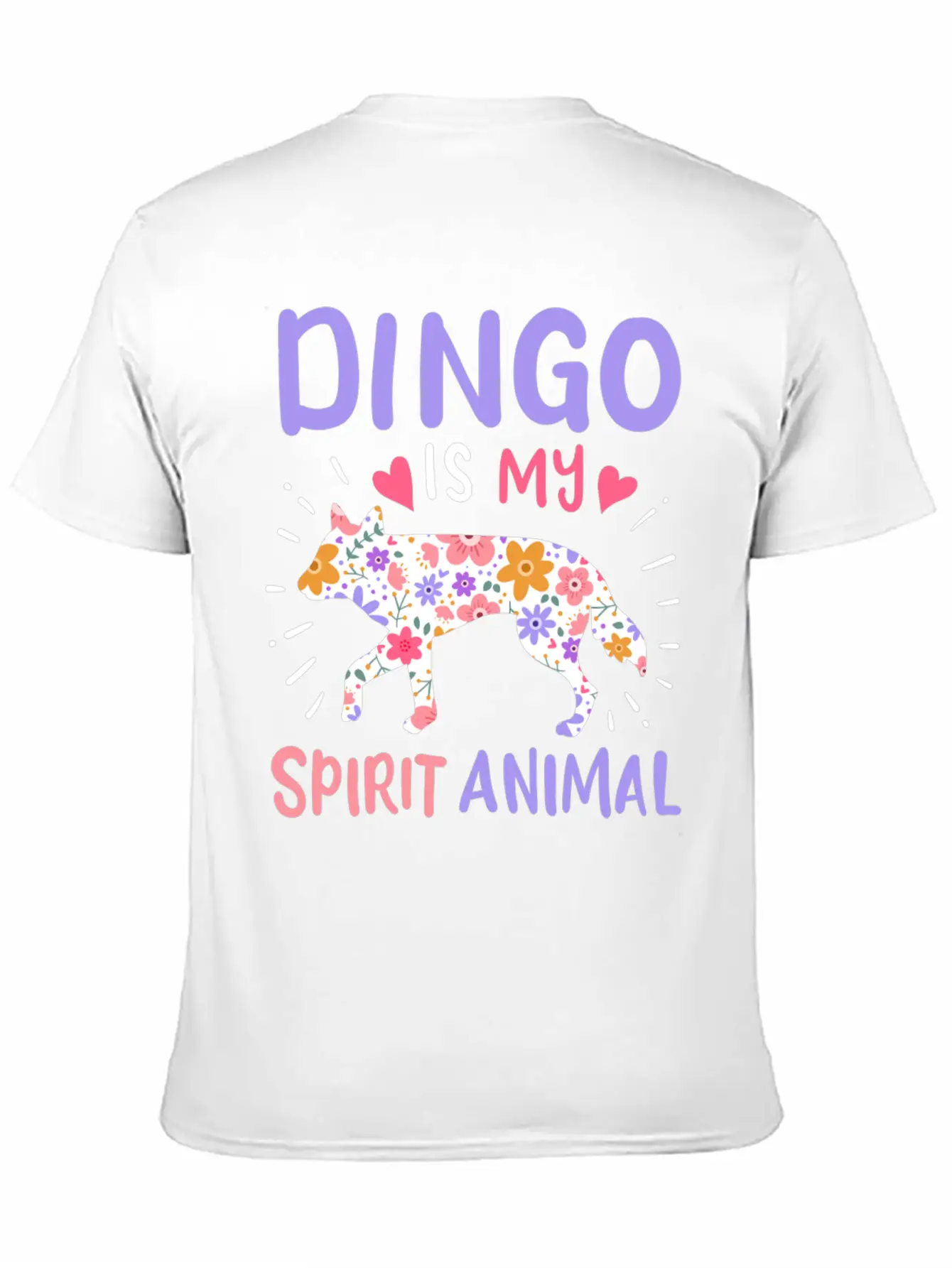 Dingo Spirit Animal Stylish Everyday T-Shirt – Unisex Basic Cotton Tee