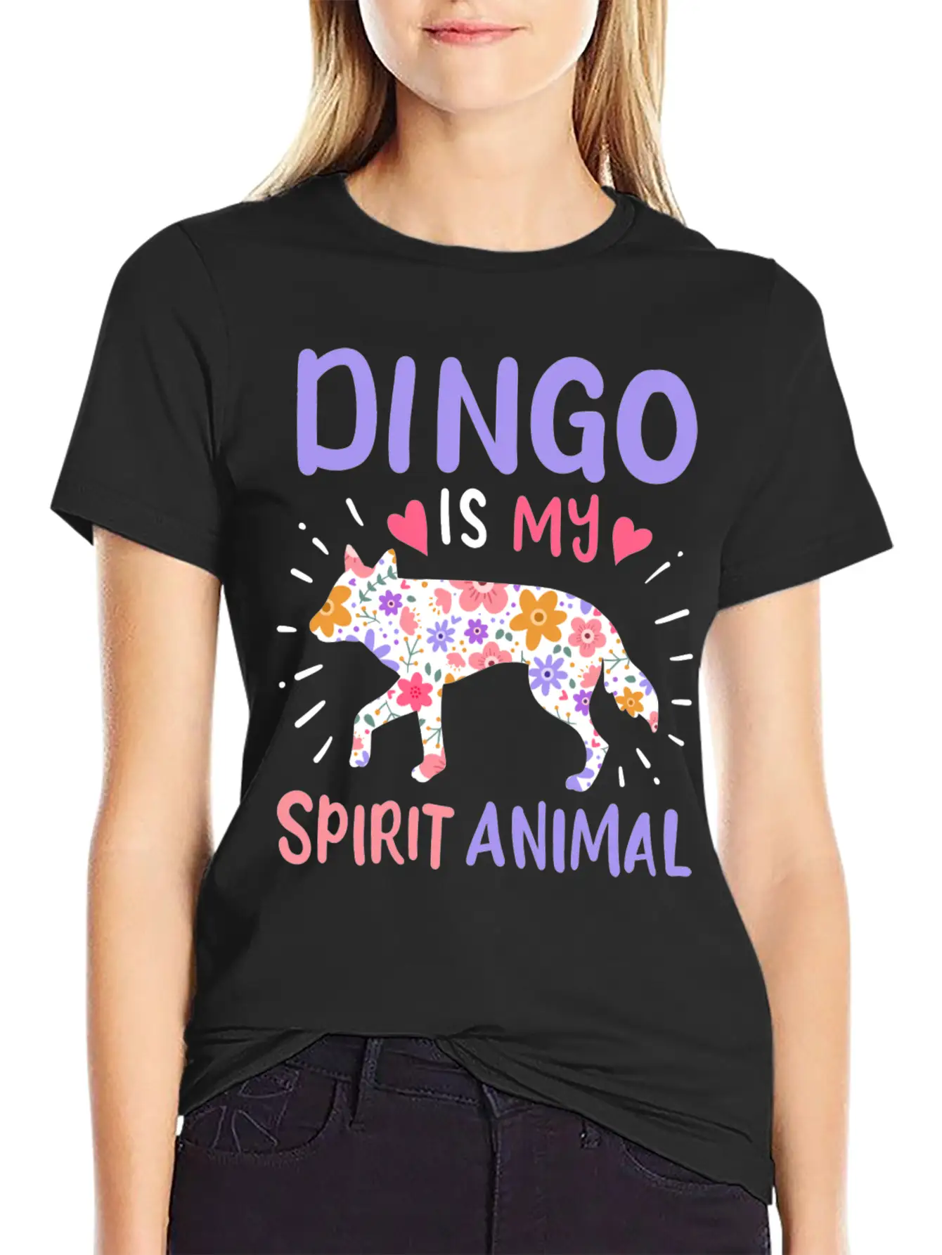 Dingo Spirit Animal Stylish Everyday T-Shirt – Unisex Basic Cotton Tee