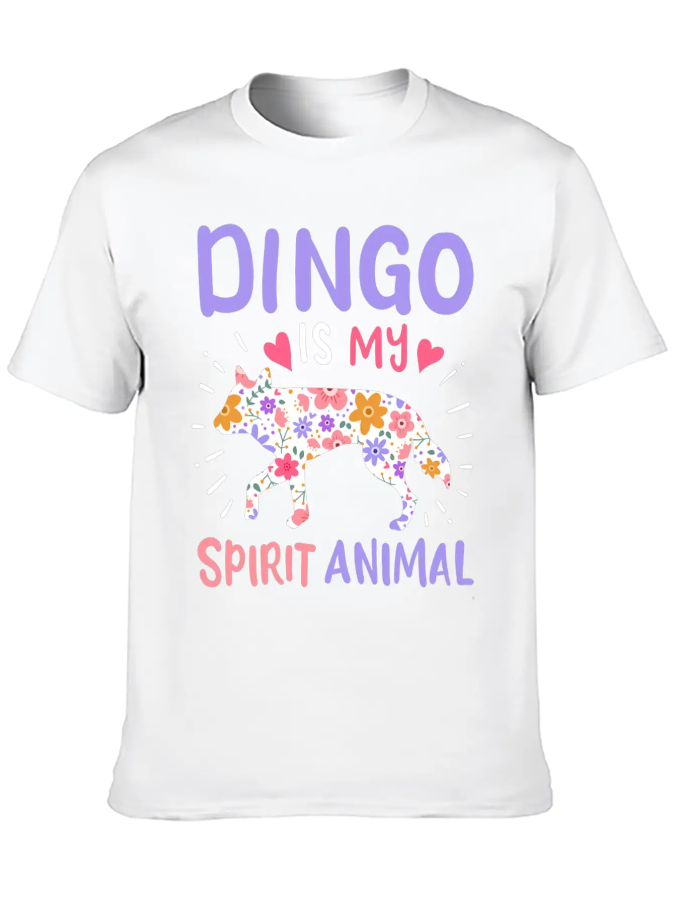 Dingo Spirit Animal Stylish Everyday T-Shirt – Unisex Basic Cotton Tee