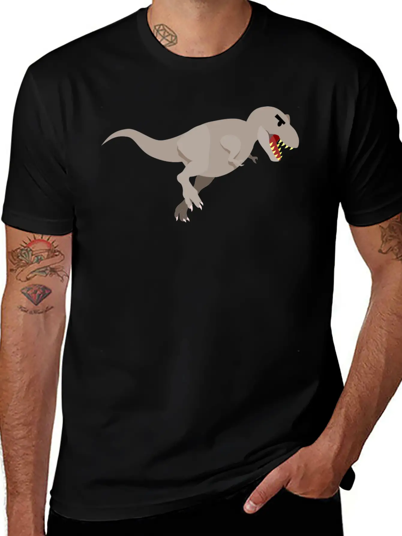 Dino 1 Unisex Casual T-Shirt – Clean Design For Daily Comfort