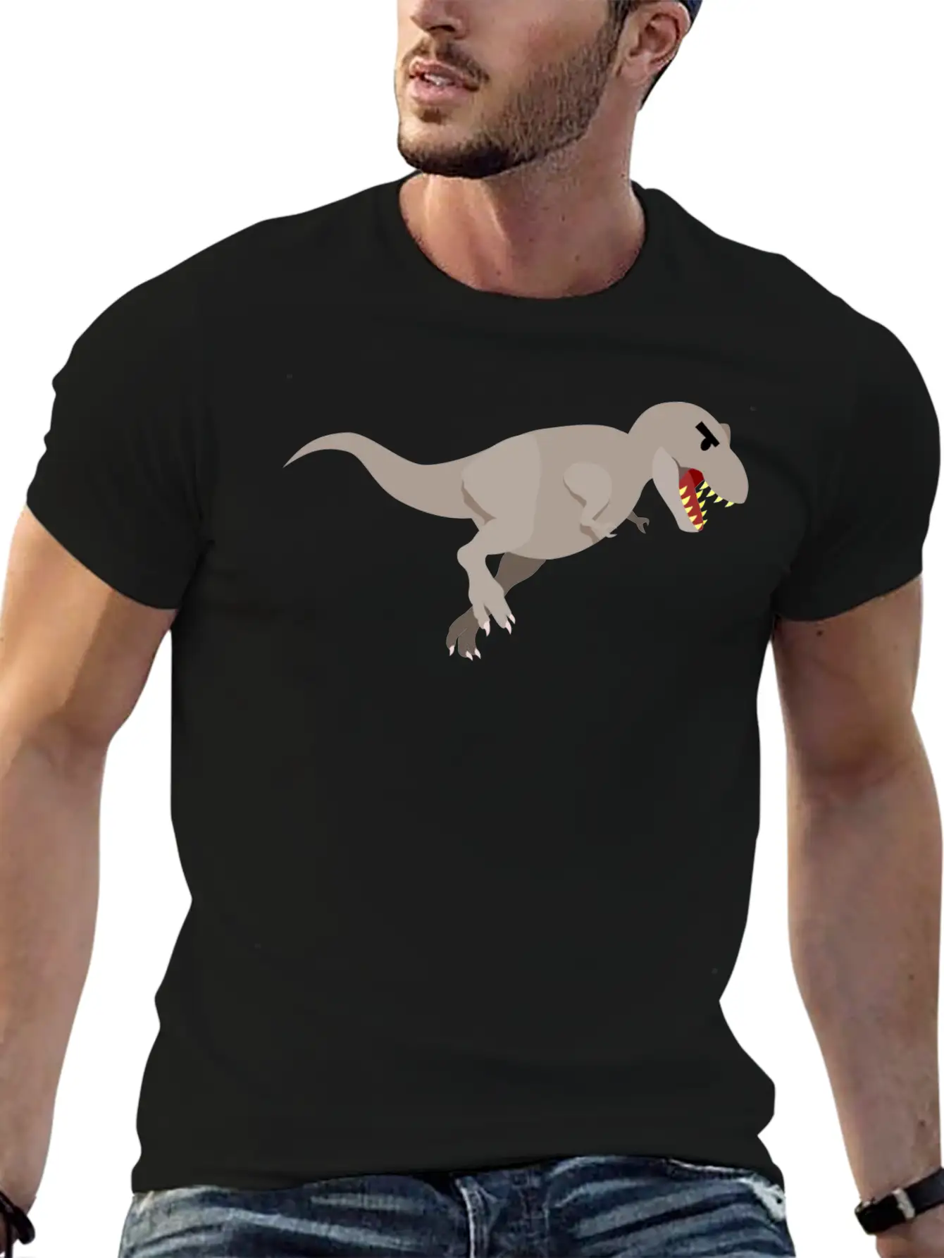 Dino 1 Unisex Casual T-Shirt – Clean Design For Daily Comfort
