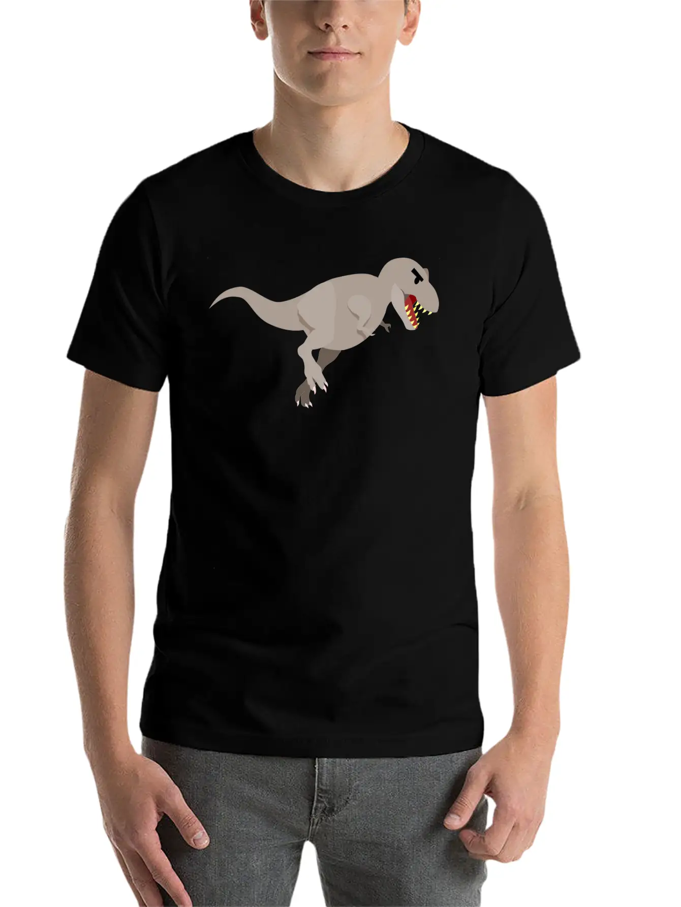 Dino 1 Unisex Casual T-Shirt – Clean Design For Daily Comfort