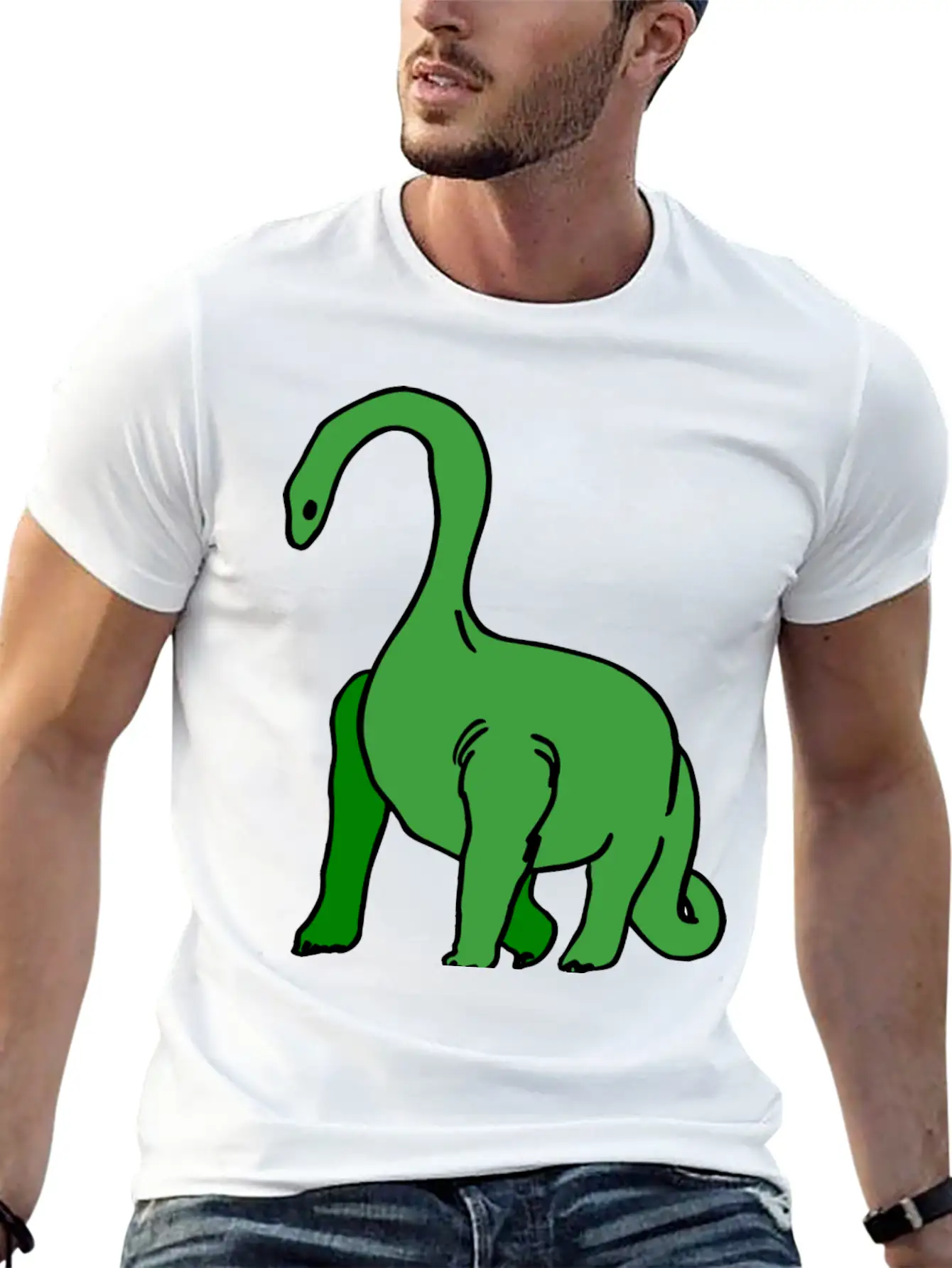 Dino 175 Casual Graphic T-Shirt – Simple And Comfortable Daily Wear