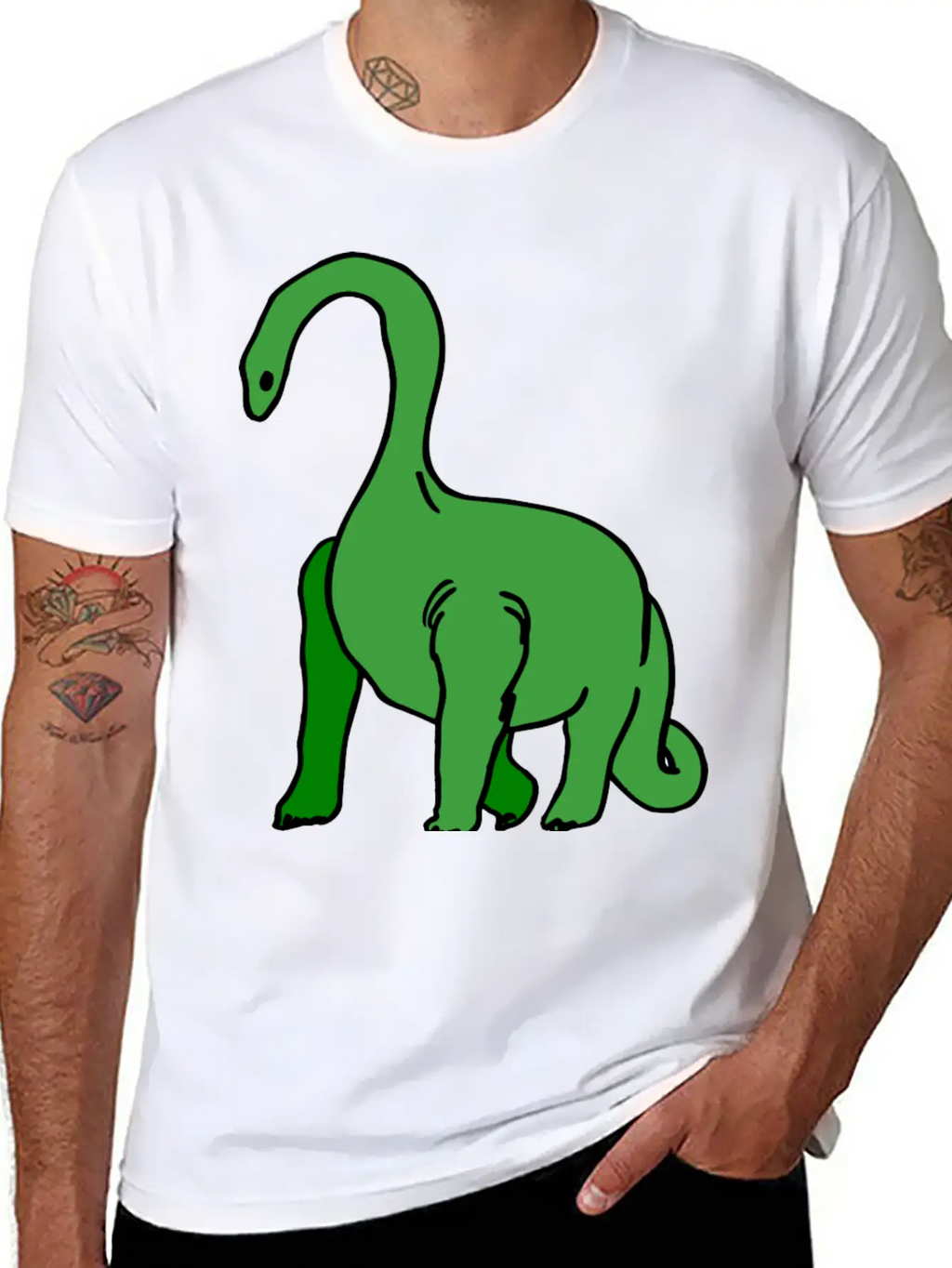 Dino 175 Casual Graphic T-Shirt – Simple And Comfortable Daily Wear