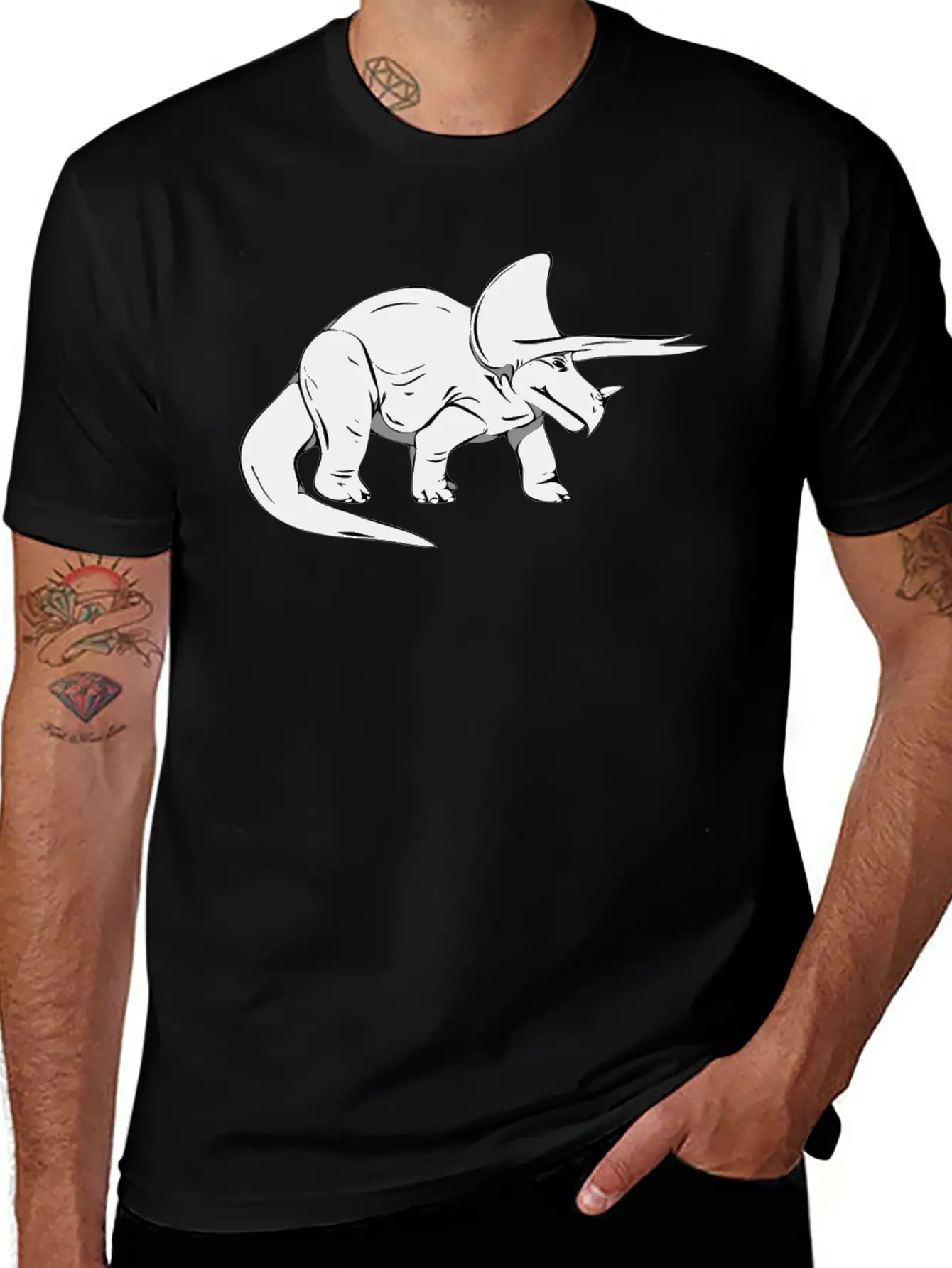 Dino 214 Casual Graphic T-Shirt – Simple And Comfortable Daily Wear