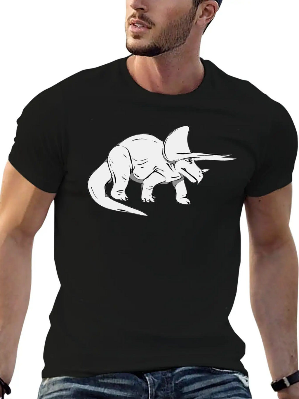 Dino 214 Casual Graphic T-Shirt – Simple And Comfortable Daily Wear