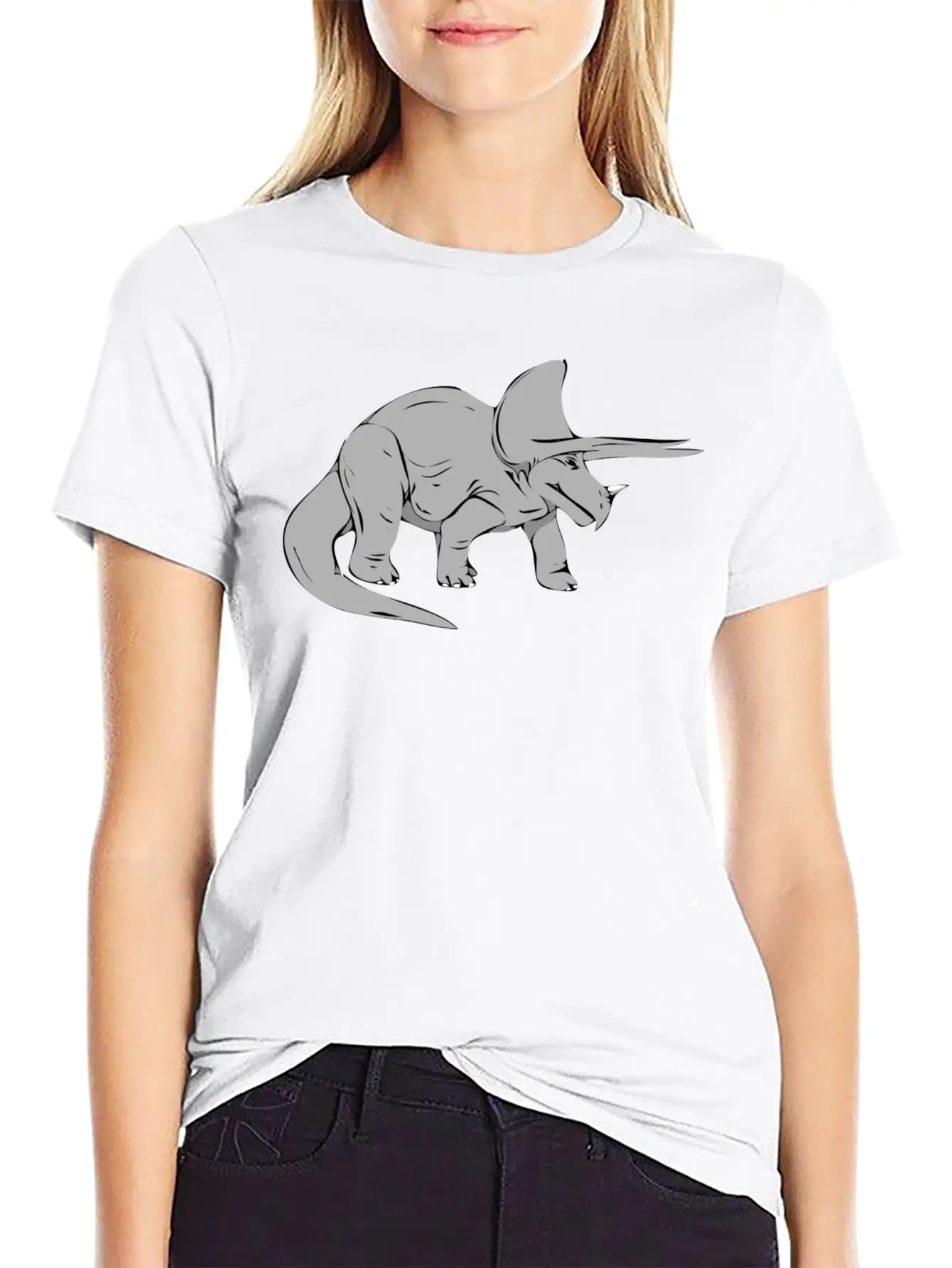 Dino 214 Casual Graphic T-Shirt – Simple And Comfortable Daily Wear