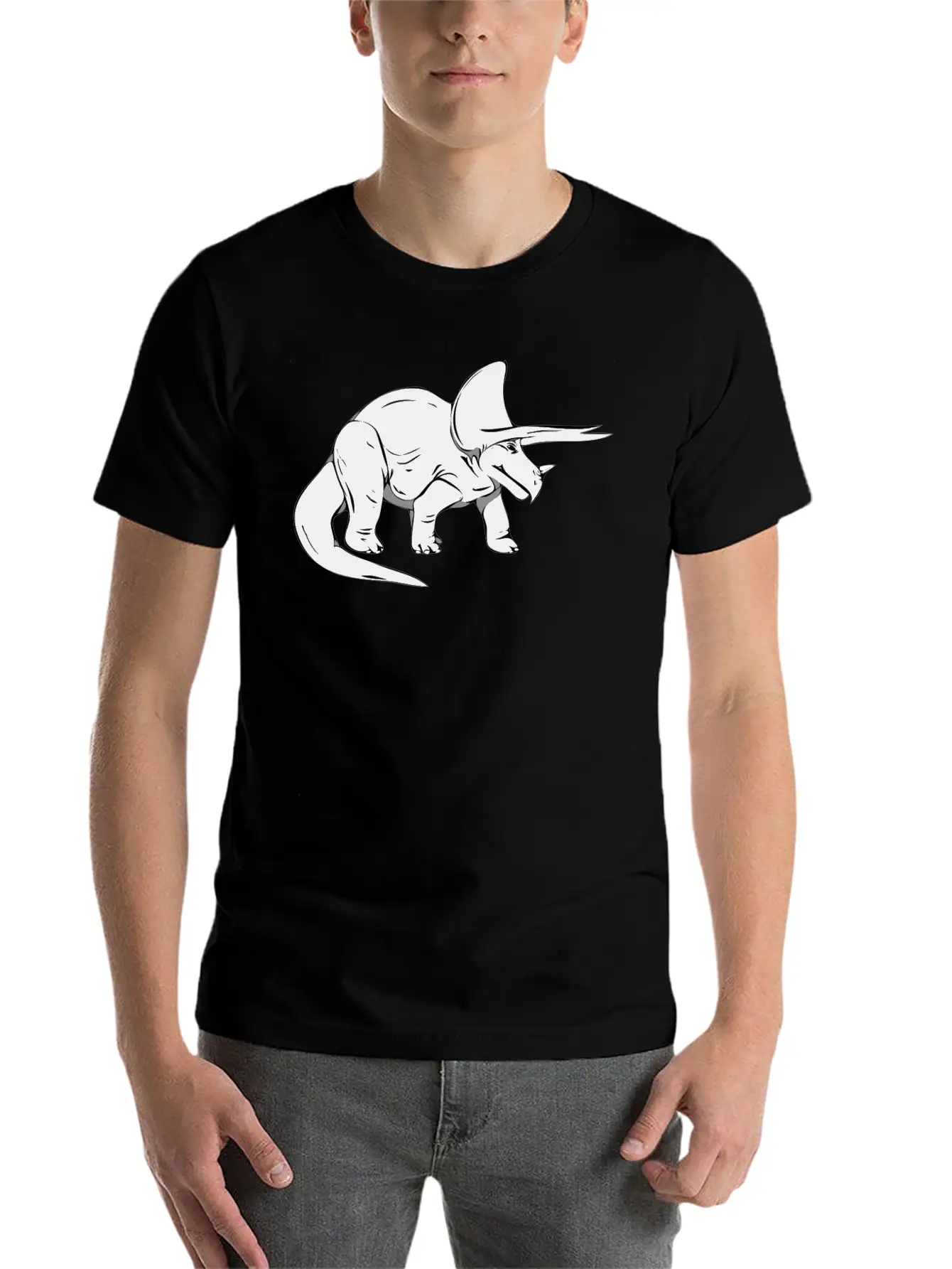 Dino 214 Casual Graphic T-Shirt – Simple And Comfortable Daily Wear