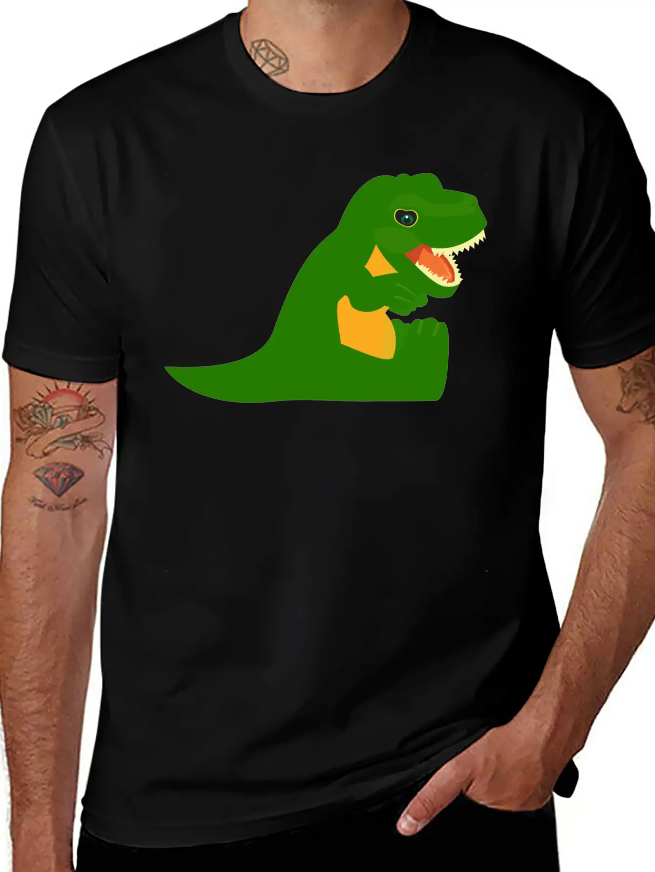 Dino 317 Unisex Casual T-Shirt – Clean Design For Daily Comfort