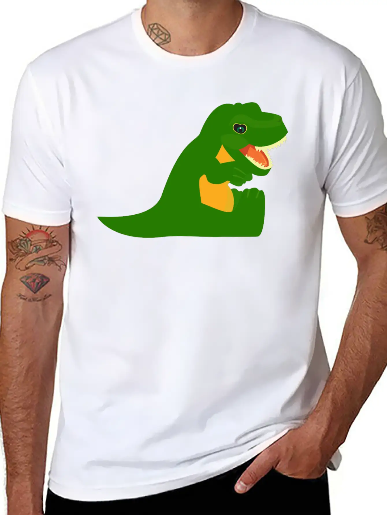 Dino 317 Unisex Casual T-Shirt – Clean Design For Daily Comfort