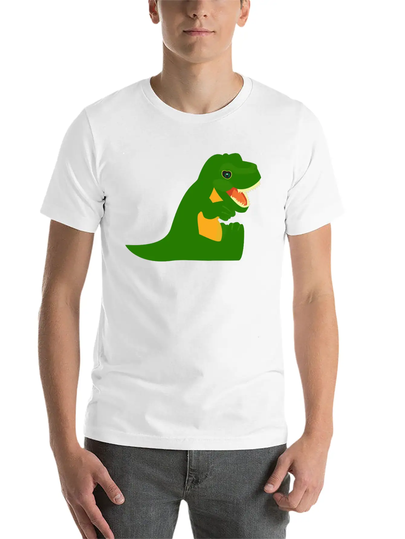 Dino 317 Unisex Casual T-Shirt – Clean Design For Daily Comfort