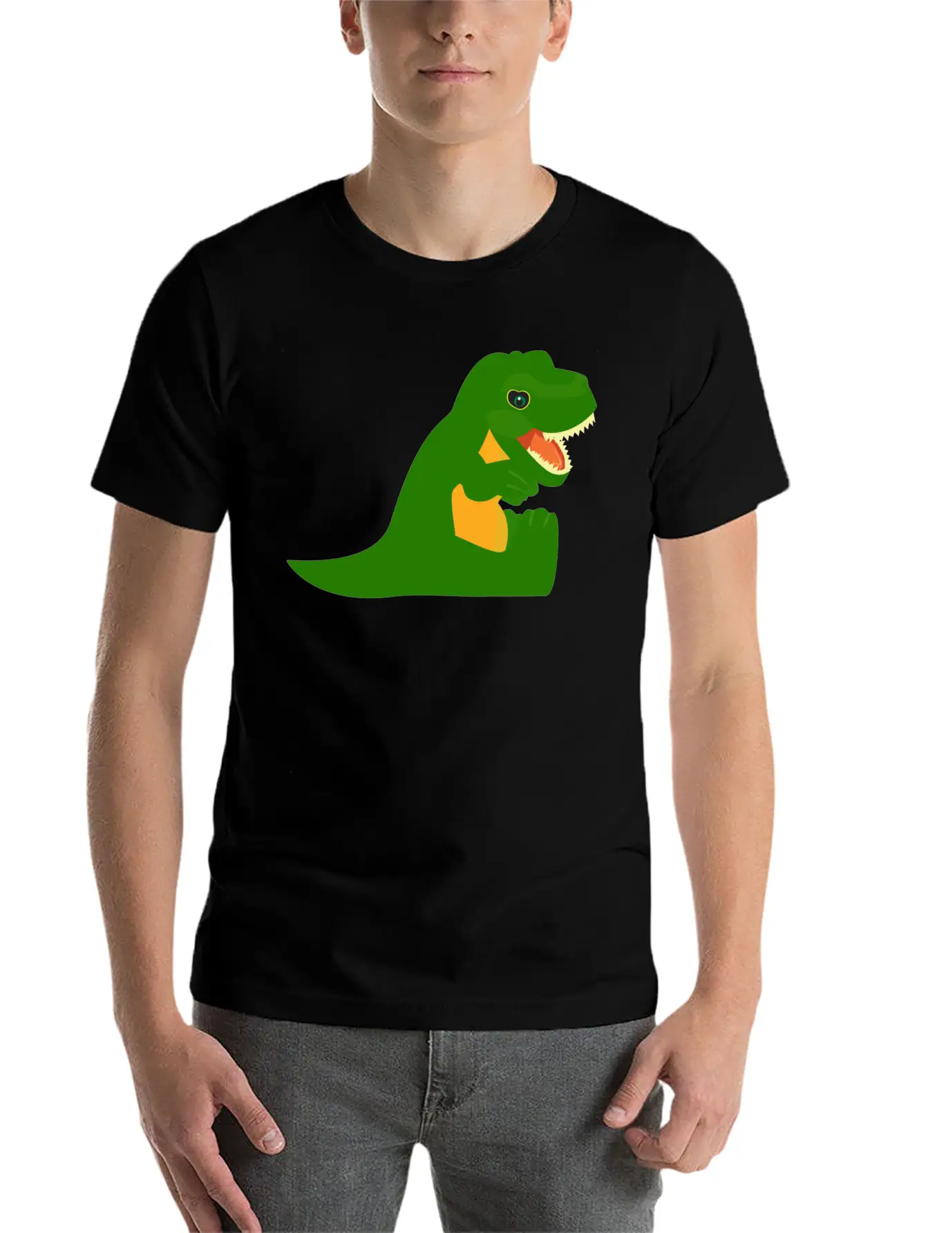 Dino 317 Unisex Casual T-Shirt – Clean Design For Daily Comfort