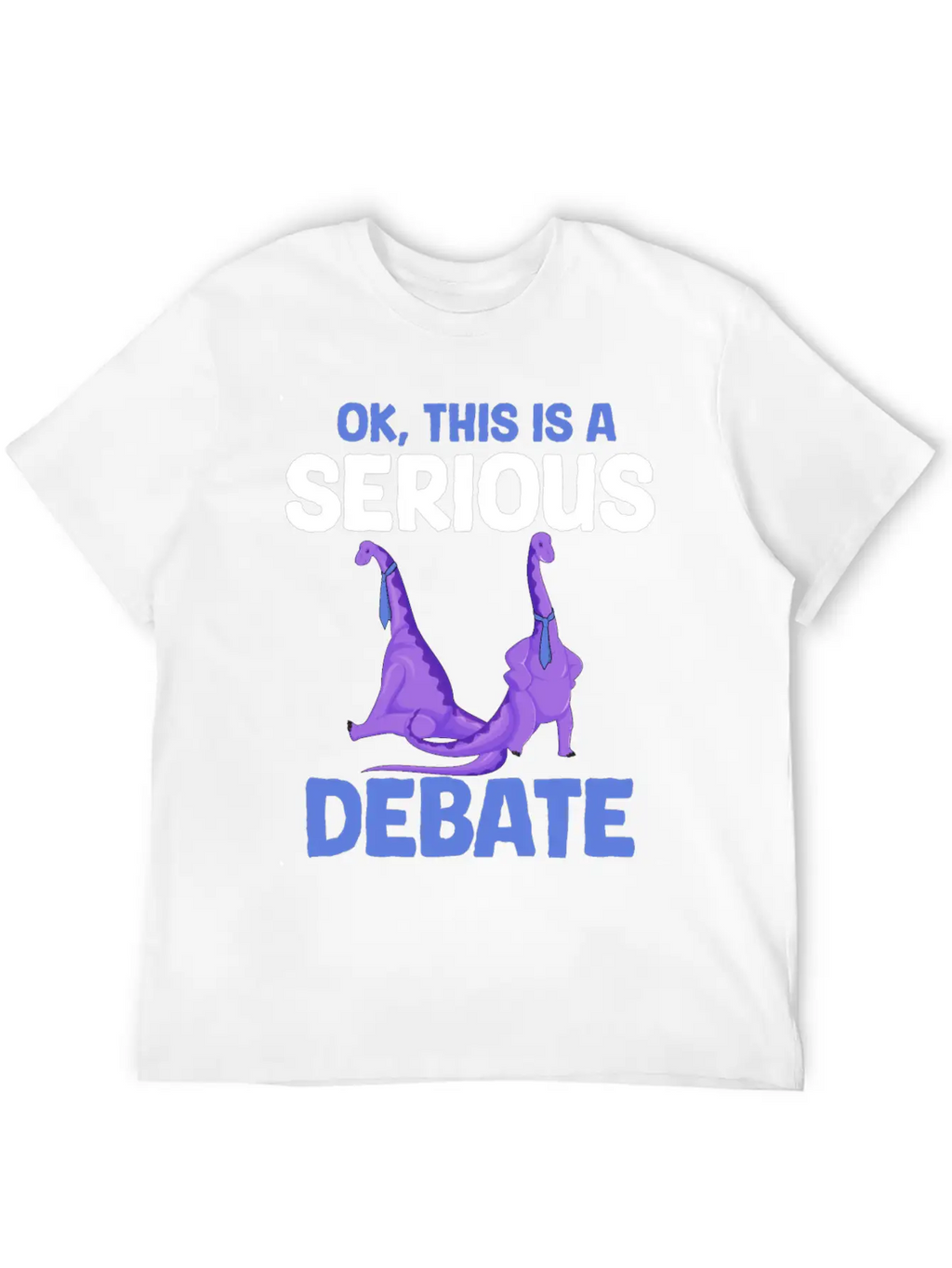 Dino Tie Business Meme Funny Saying Outfit Stylish Everyday T-Shirt – Unisex Basic Cotton Tee