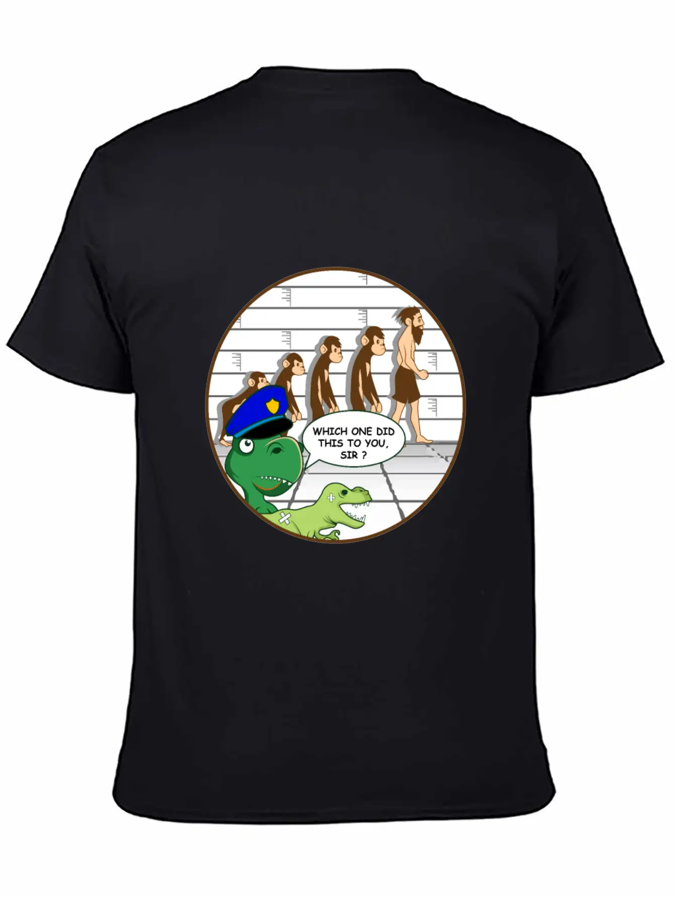 Dinosaur Human Joker And Comedian Gift Essential Cotton Tee For Daily Outfits – Unisex Style