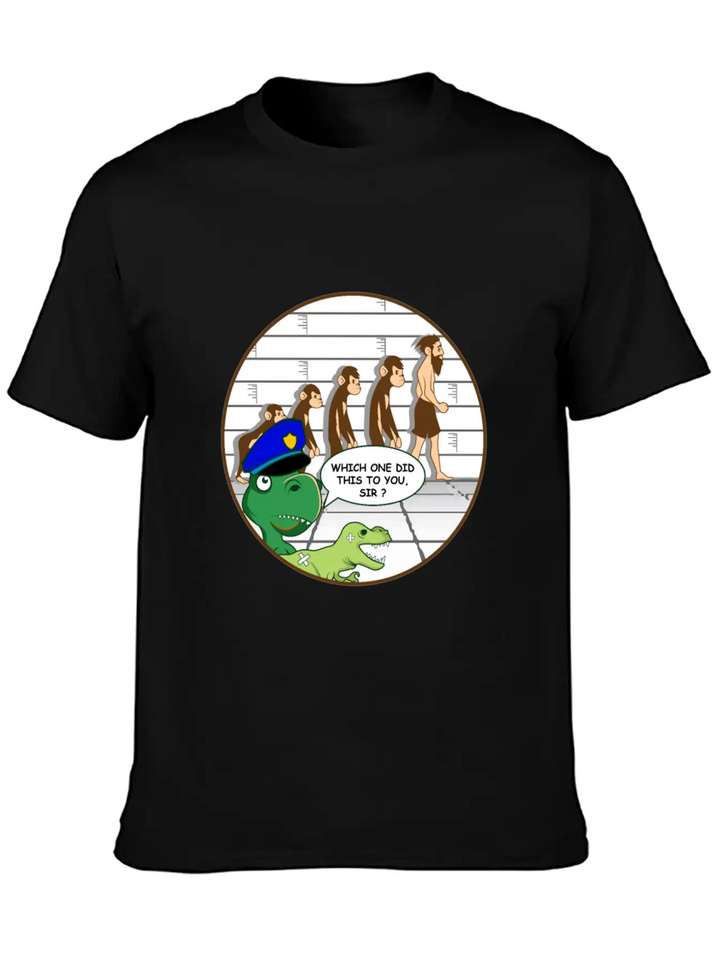Dinosaur Human Joker And Comedian Gift Essential Cotton Tee For Daily Outfits – Unisex Style