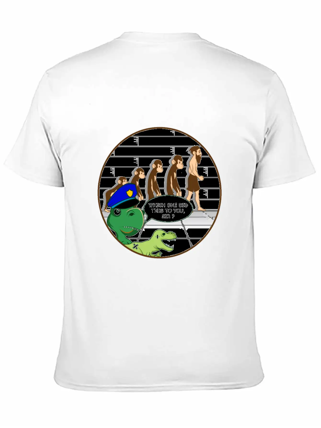 Dinosaur Human Joker And Comedian Gift Essential Cotton Tee For Daily Outfits – Unisex Style