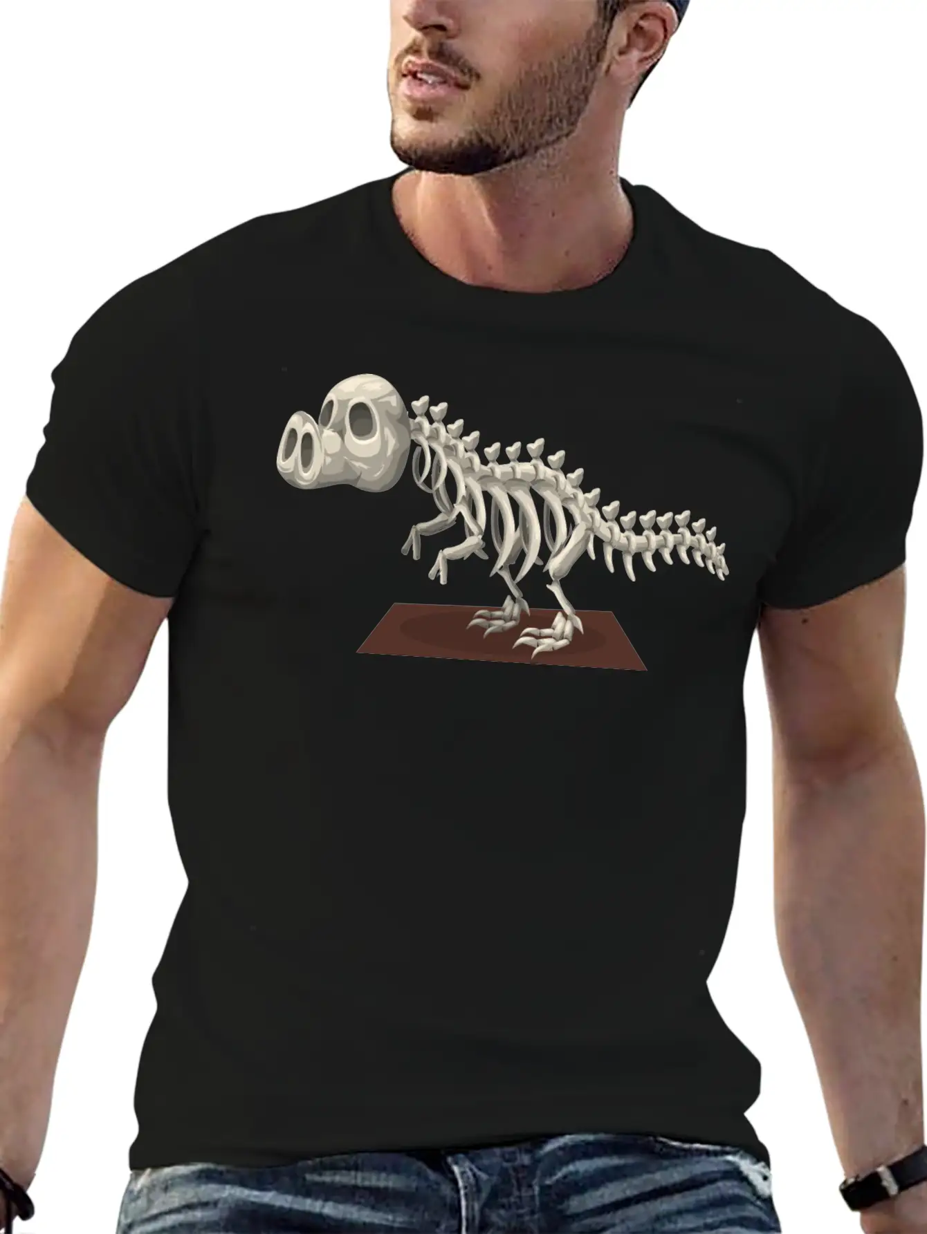 Dinosaurier Dinosaur Urzeit Steinzeit Kreidezeit1 Unisex Casual T-Shirt – Clean Design For Daily Comfort