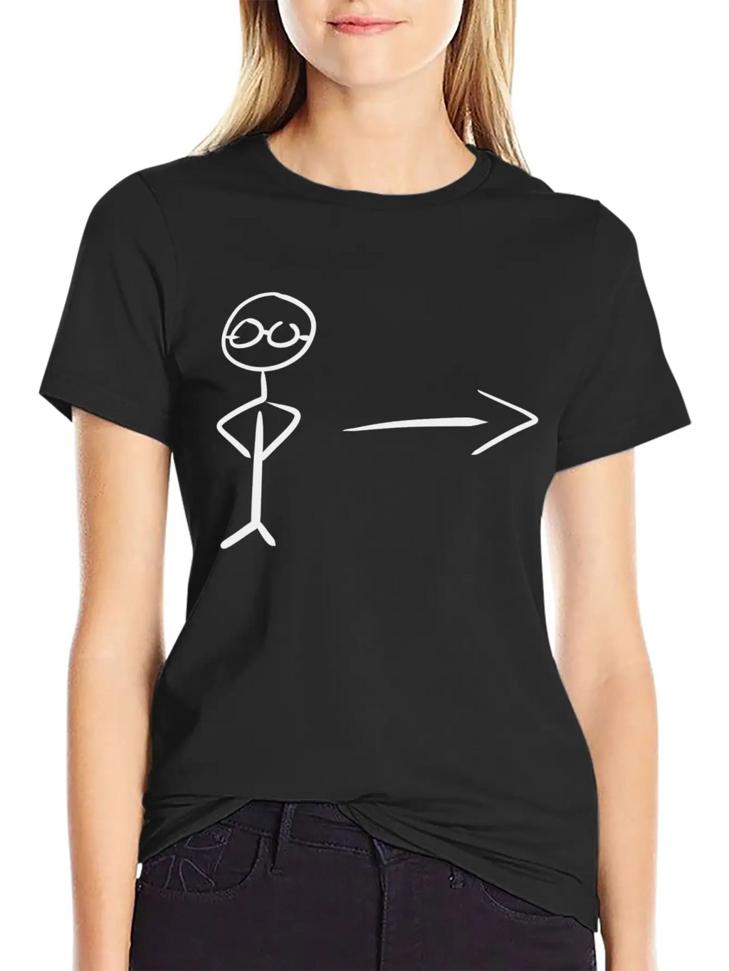 Direction Point Arrow Casual Graphic T-Shirt – Simple And Comfortable Daily Wear
