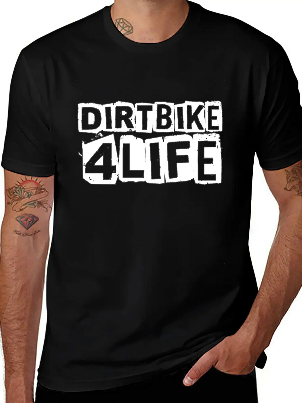 Dirt Bike For Life - Dirt Bike - Total Basics Unisex Casual T-Shirt – Clean Design For Daily Comfort