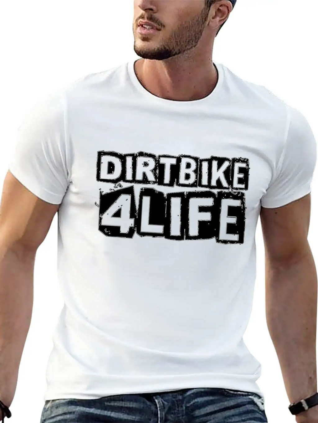 Dirt Bike For Life - Dirt Bike - Total Basics Unisex Casual T-Shirt – Clean Design For Daily Comfort