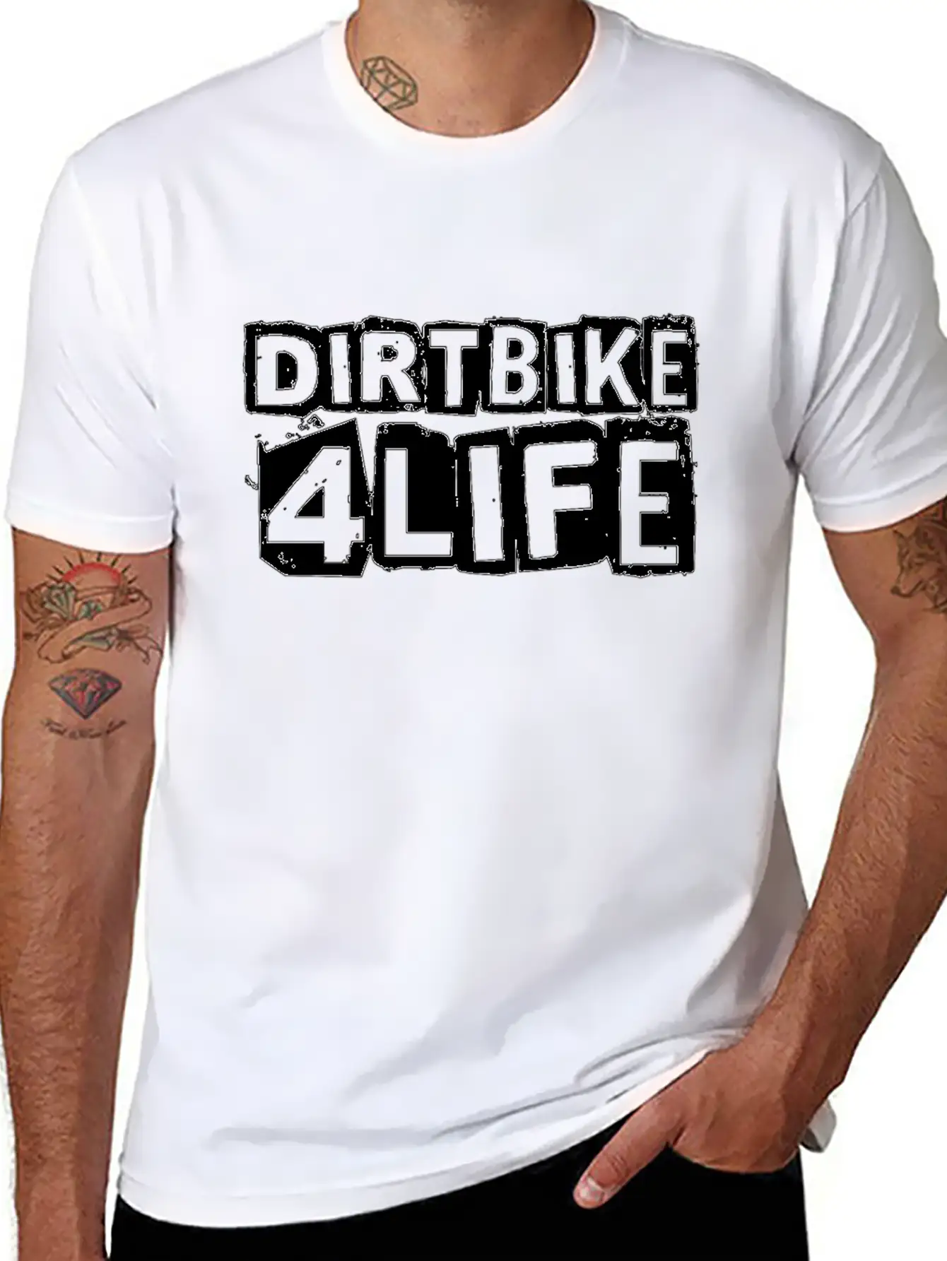 Dirt Bike For Life - Dirt Bike - Total Basics Unisex Casual T-Shirt – Clean Design For Daily Comfort