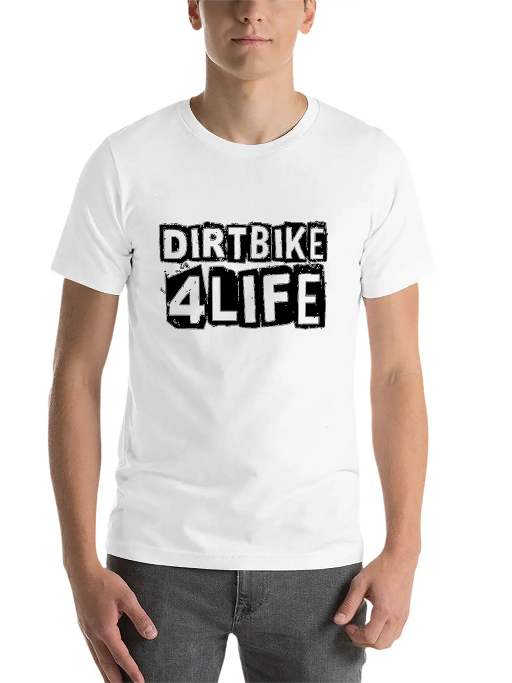 Dirt Bike For Life - Dirt Bike - Total Basics Unisex Casual T-Shirt – Clean Design For Daily Comfort