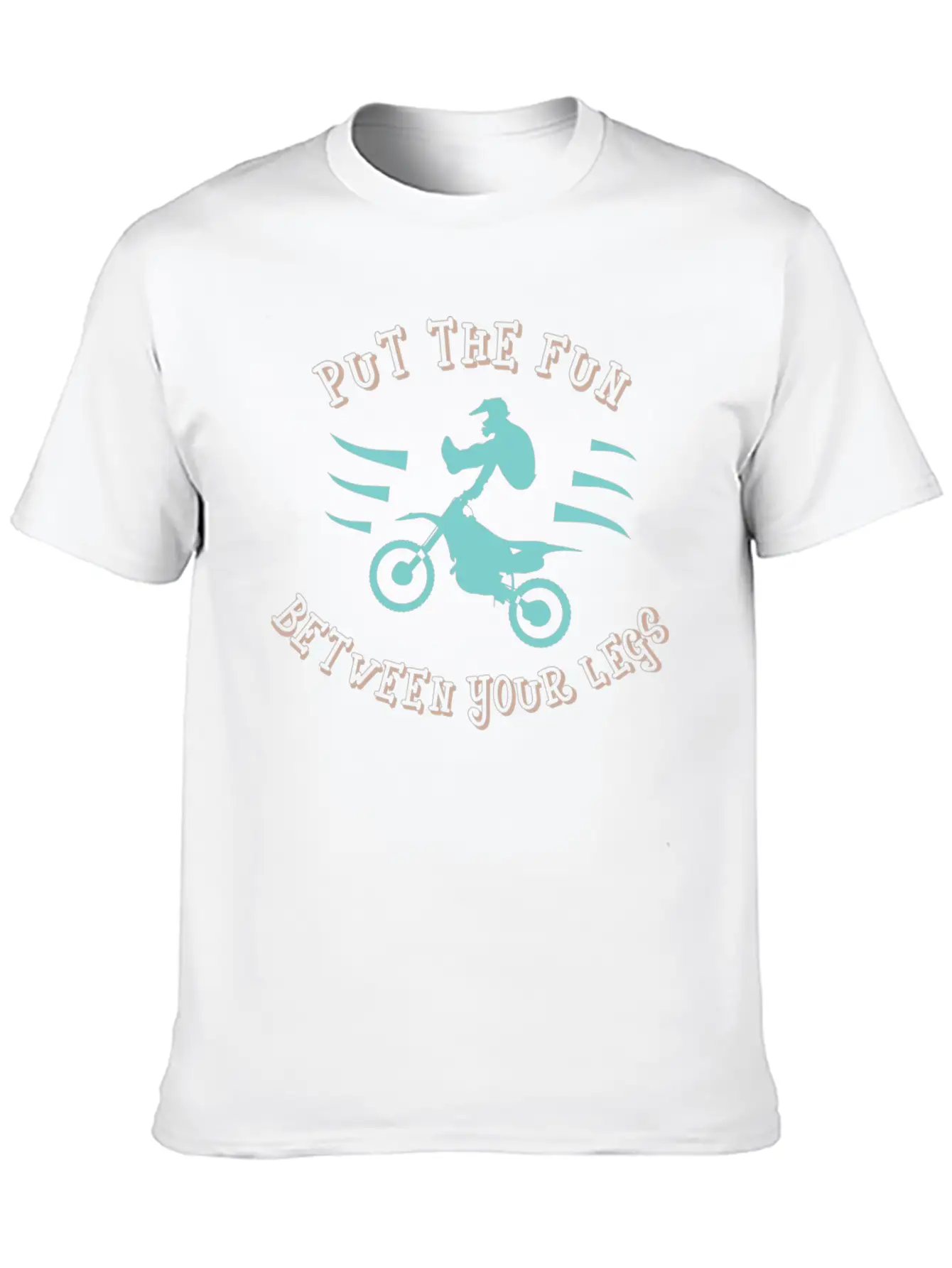Dirtbike - Fun Between Your Legs Classic Fit Graphic Tee For Daily Comfort – Unisex Cotton Shirt