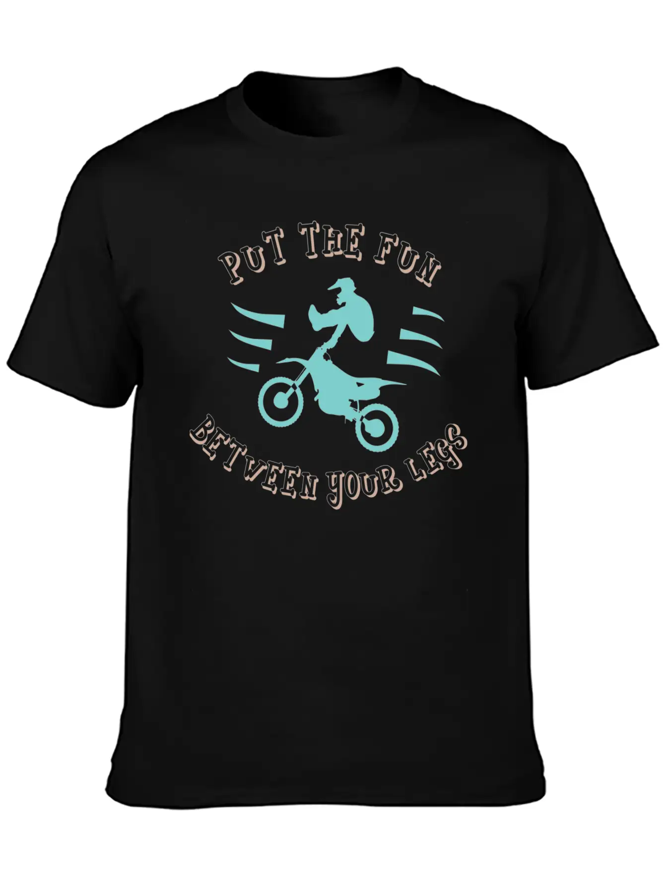 Dirtbike - Fun Between Your Legs Classic Fit Graphic Tee For Daily Comfort – Unisex Cotton Shirt