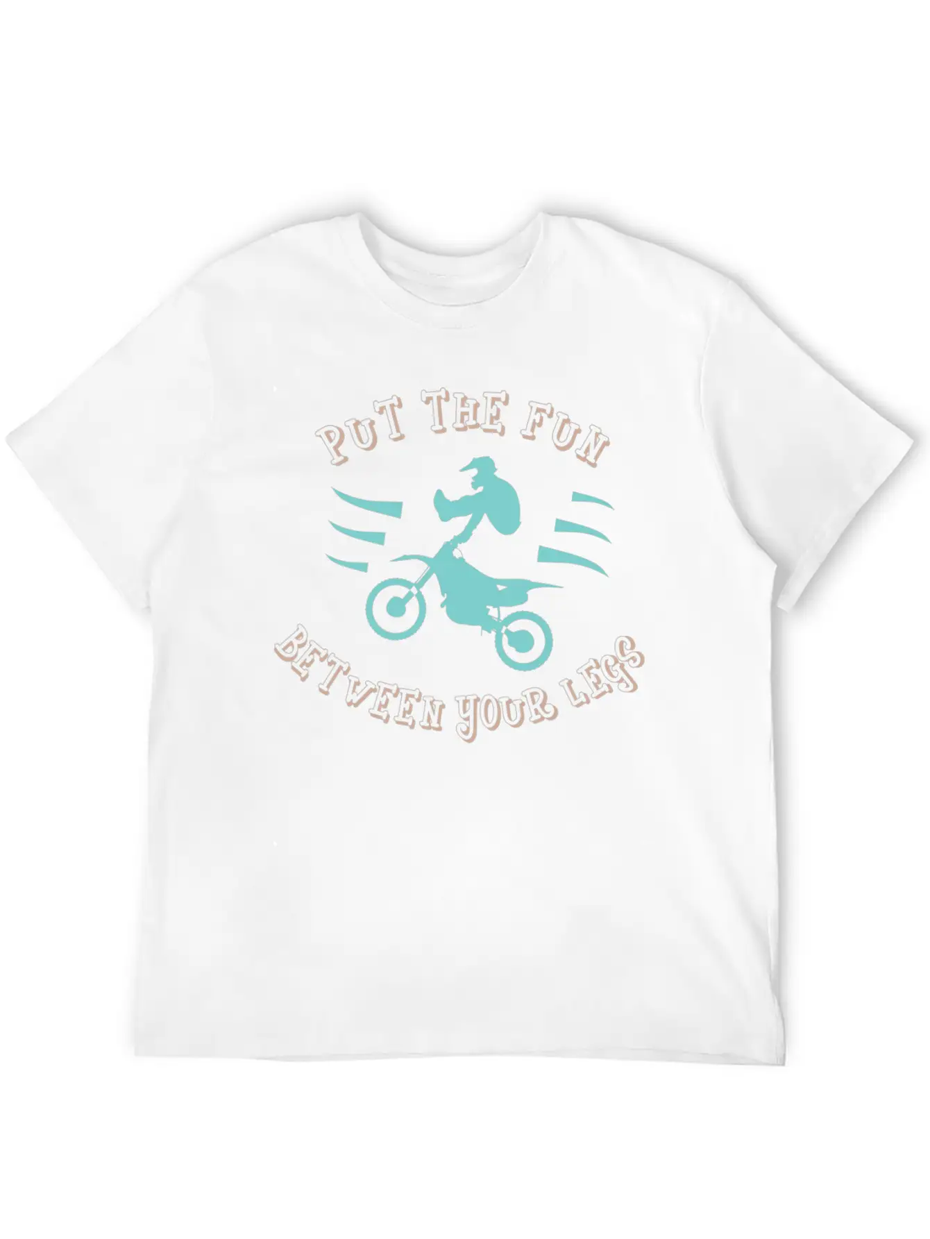 Dirtbike - Fun Between Your Legs Classic Fit Graphic Tee For Daily Comfort – Unisex Cotton Shirt
