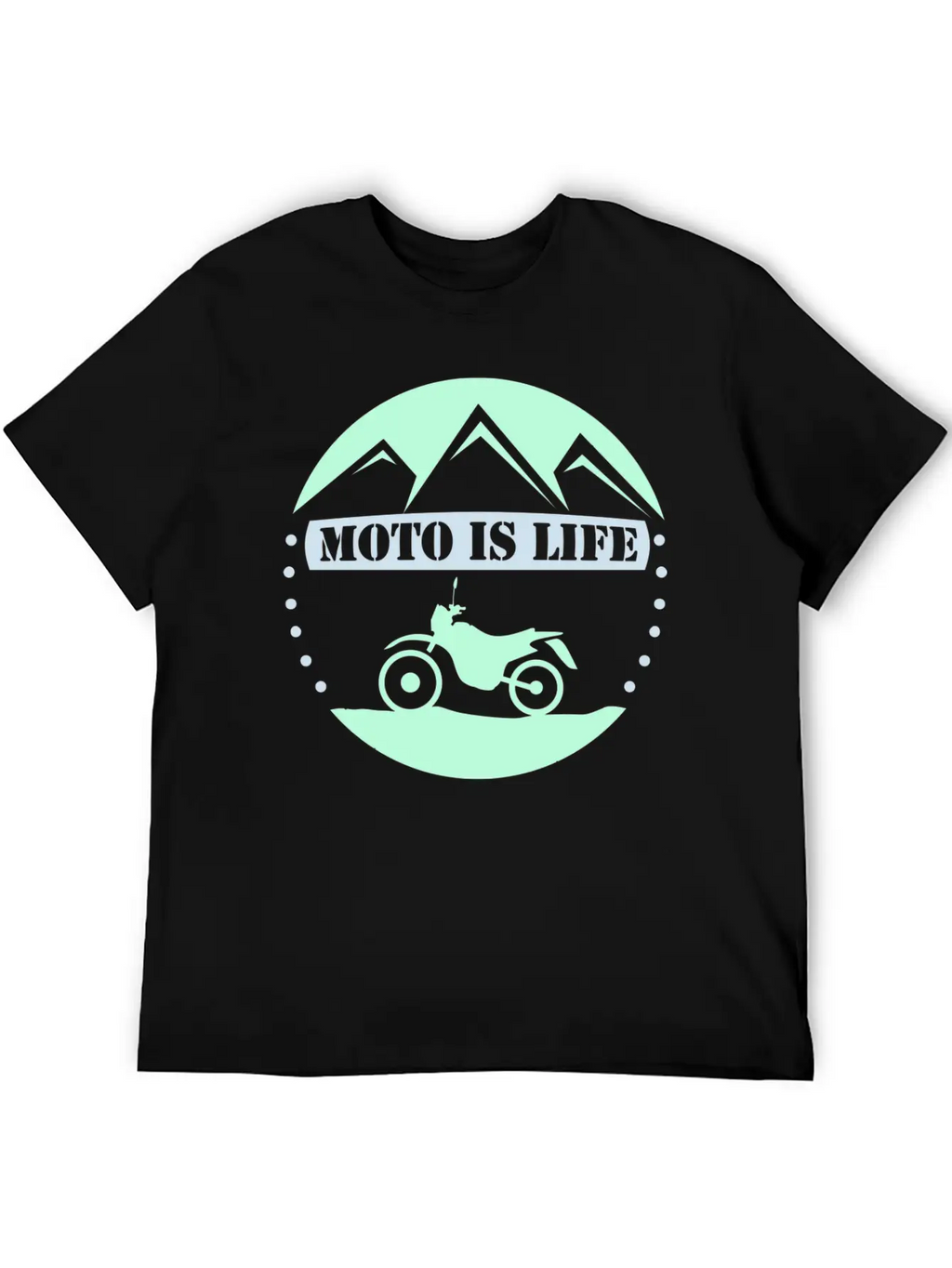 Dirtbike - Moto Is Life Unisex Casual T-Shirt – Clean Design For Daily Comfort