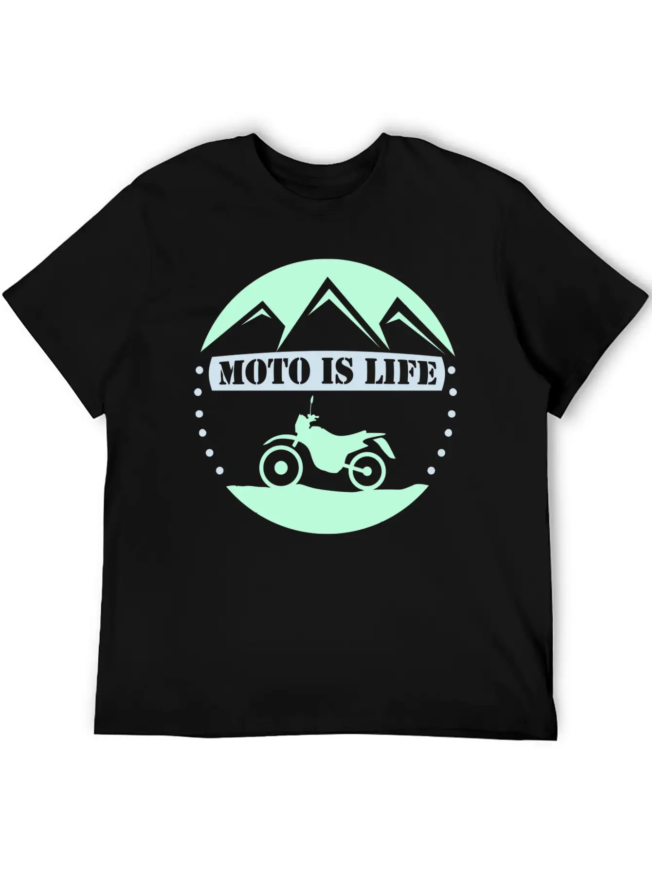Dirtbike - Moto Is Life Unisex Casual T-Shirt – Clean Design For Daily Comfort