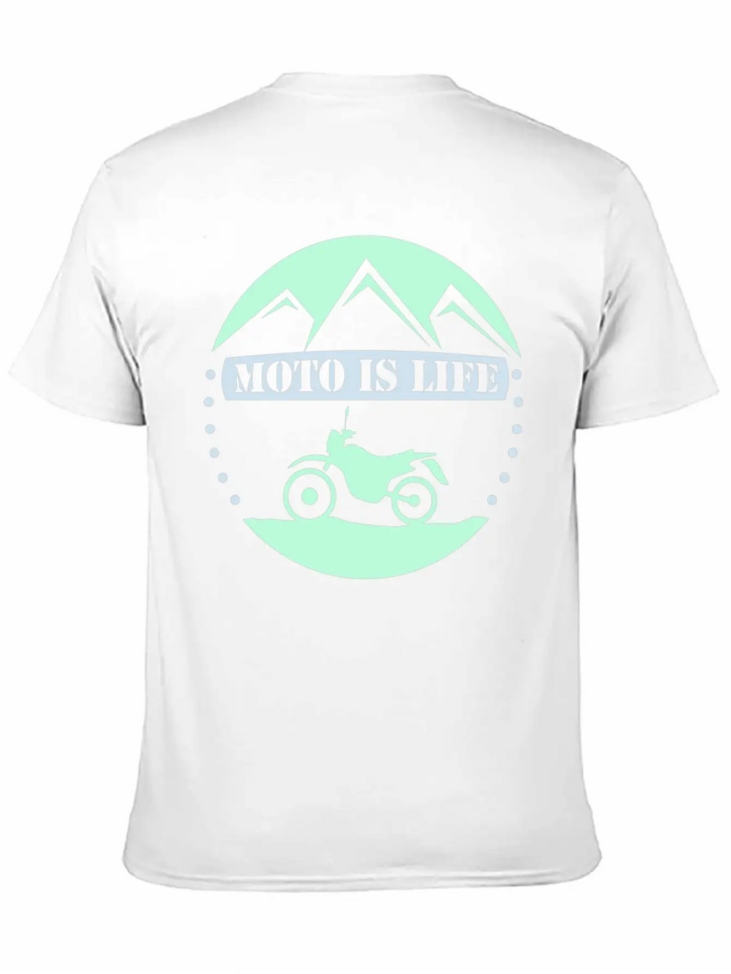 Dirtbike - Moto Is Life Unisex Casual T-Shirt – Clean Design For Daily Comfort