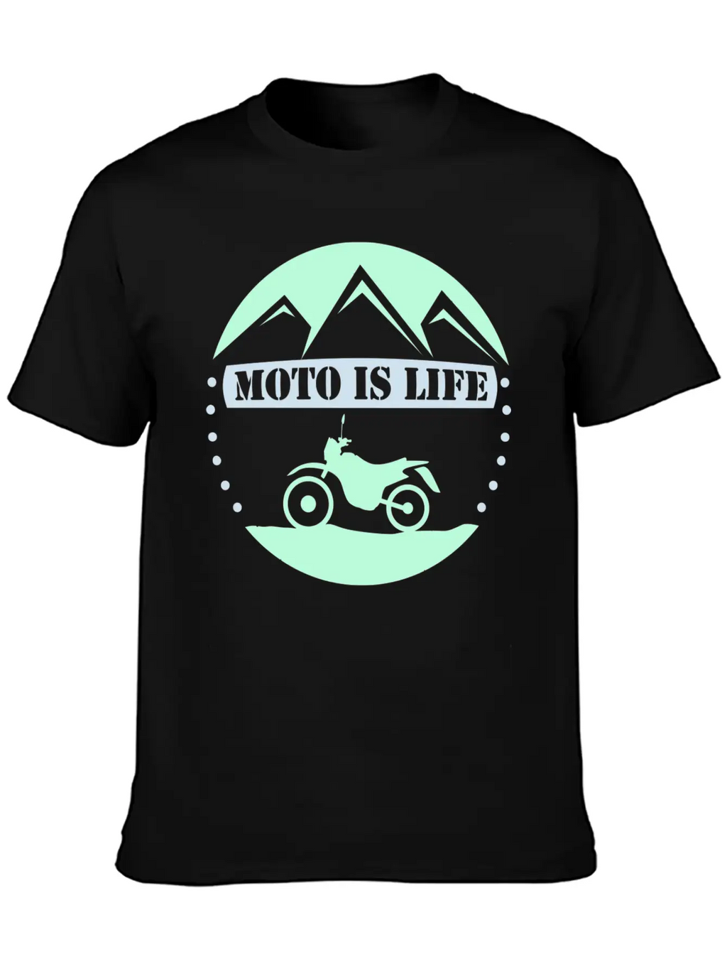 Dirtbike - Moto Is Life Unisex Casual T-Shirt – Clean Design For Daily Comfort